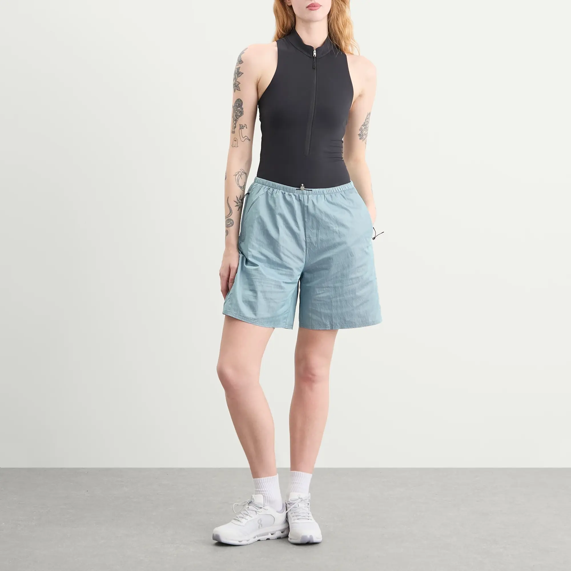 ON Women's x Zendaya Iridescent Shorts Arctic/Pink