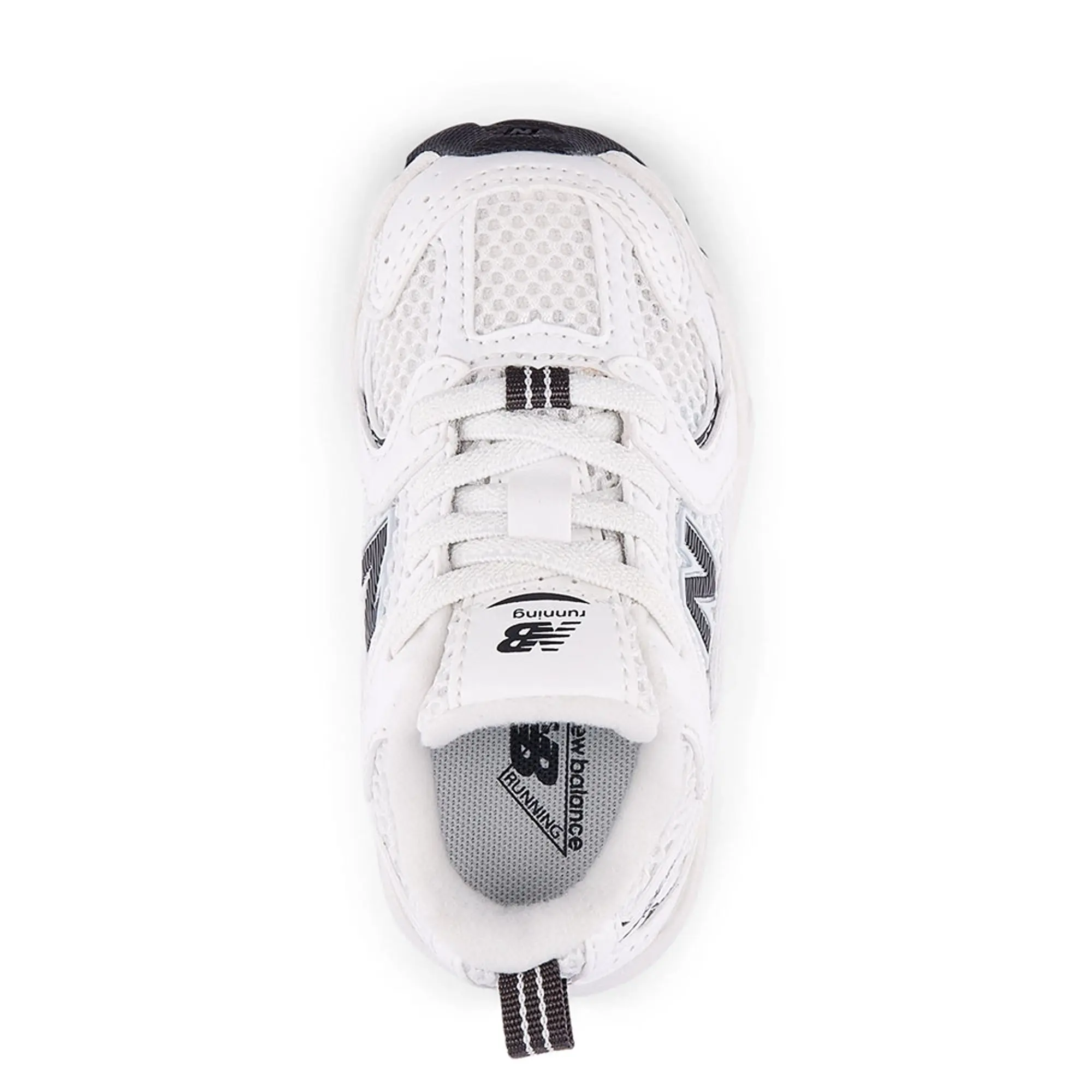 New Balance Infants' 530 BUNGEE in Grey/Black Synthetic