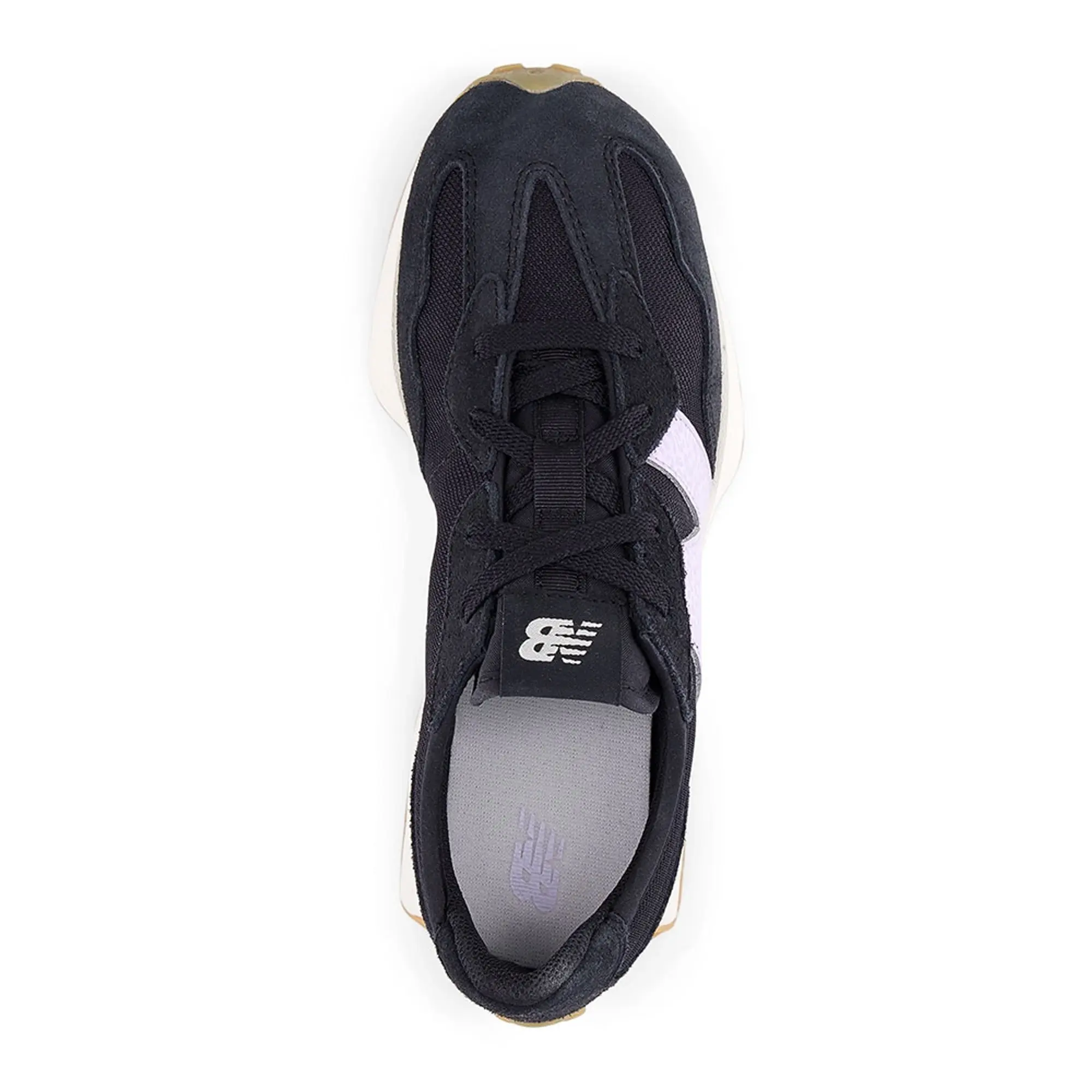 New Balance Kids' 327 LACE in Purple/Black Synthetic