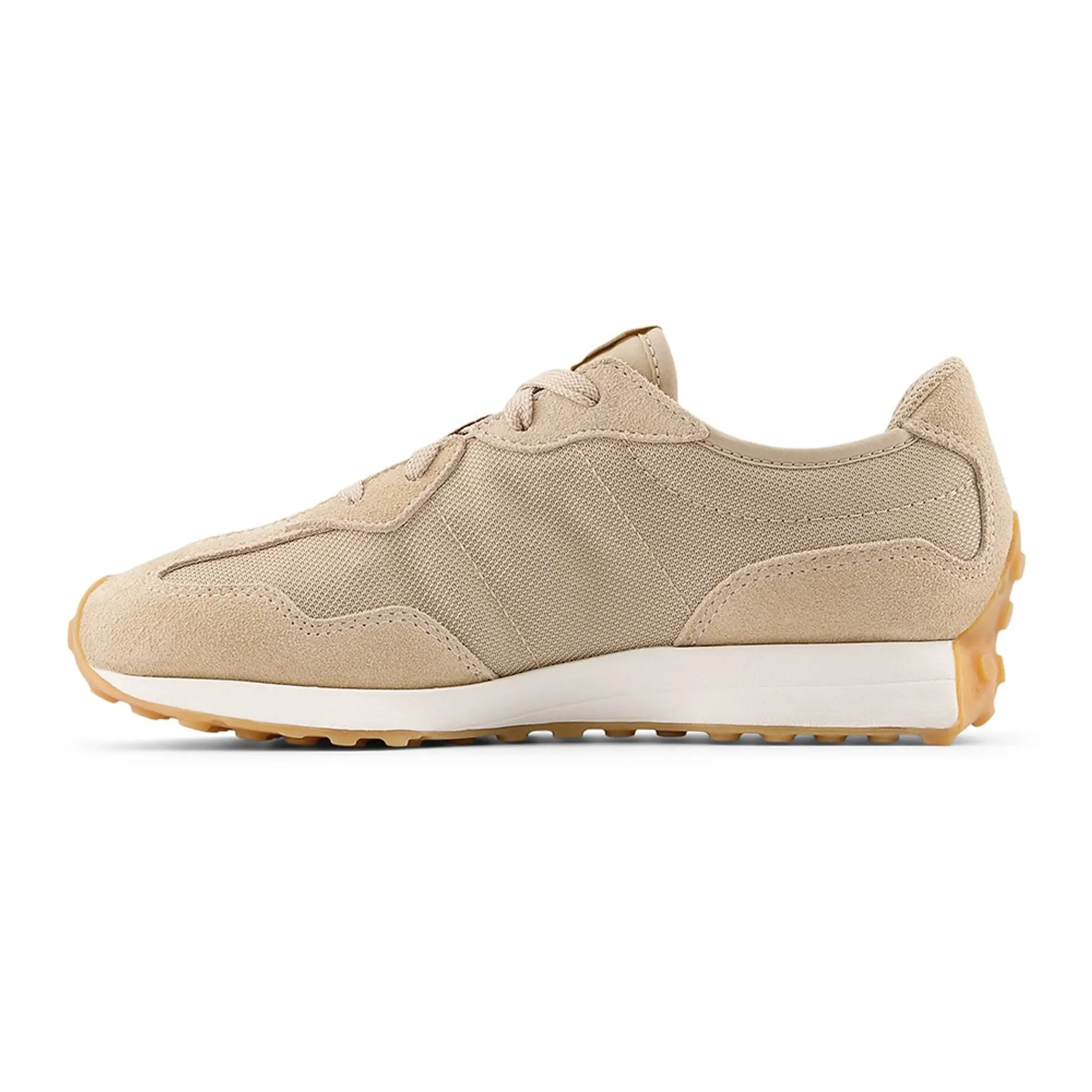 New Balance Kids' 327 LACE in Orange/Beige Synthetic