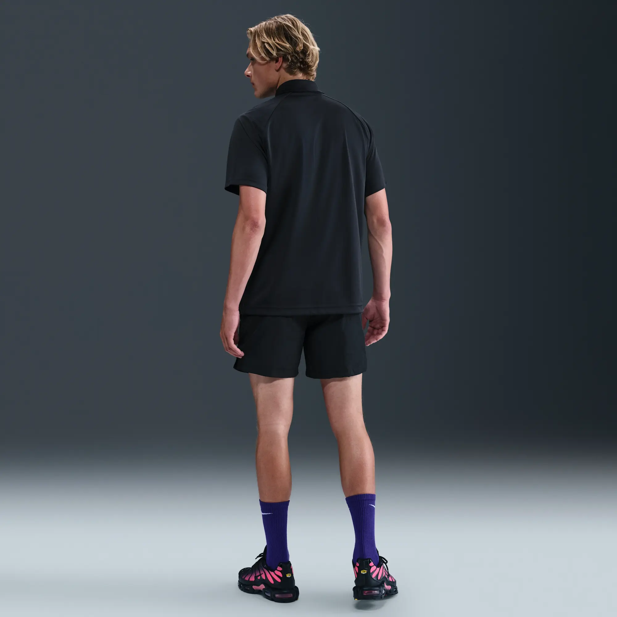 Nike Sportswear Men's Woven Shorts - Black - Nylon