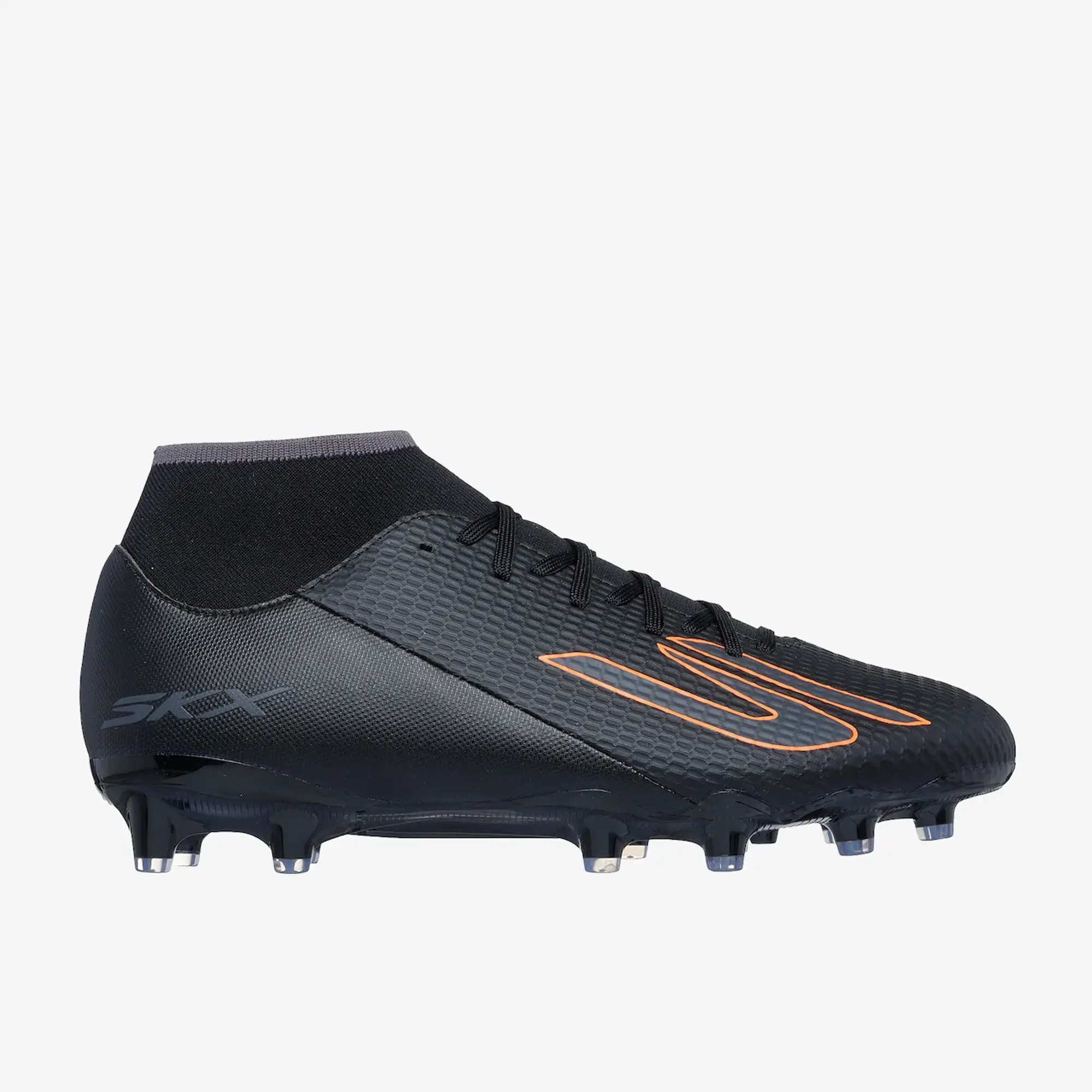 Skechers SKX_2 High Academy AG Shoes in Black/Orange