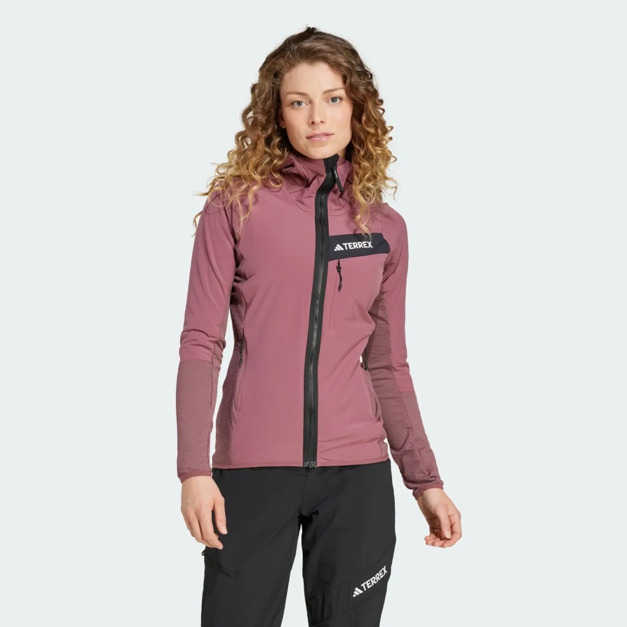 adidas Terrex Techrock Hooded Wind Fleece Jacket