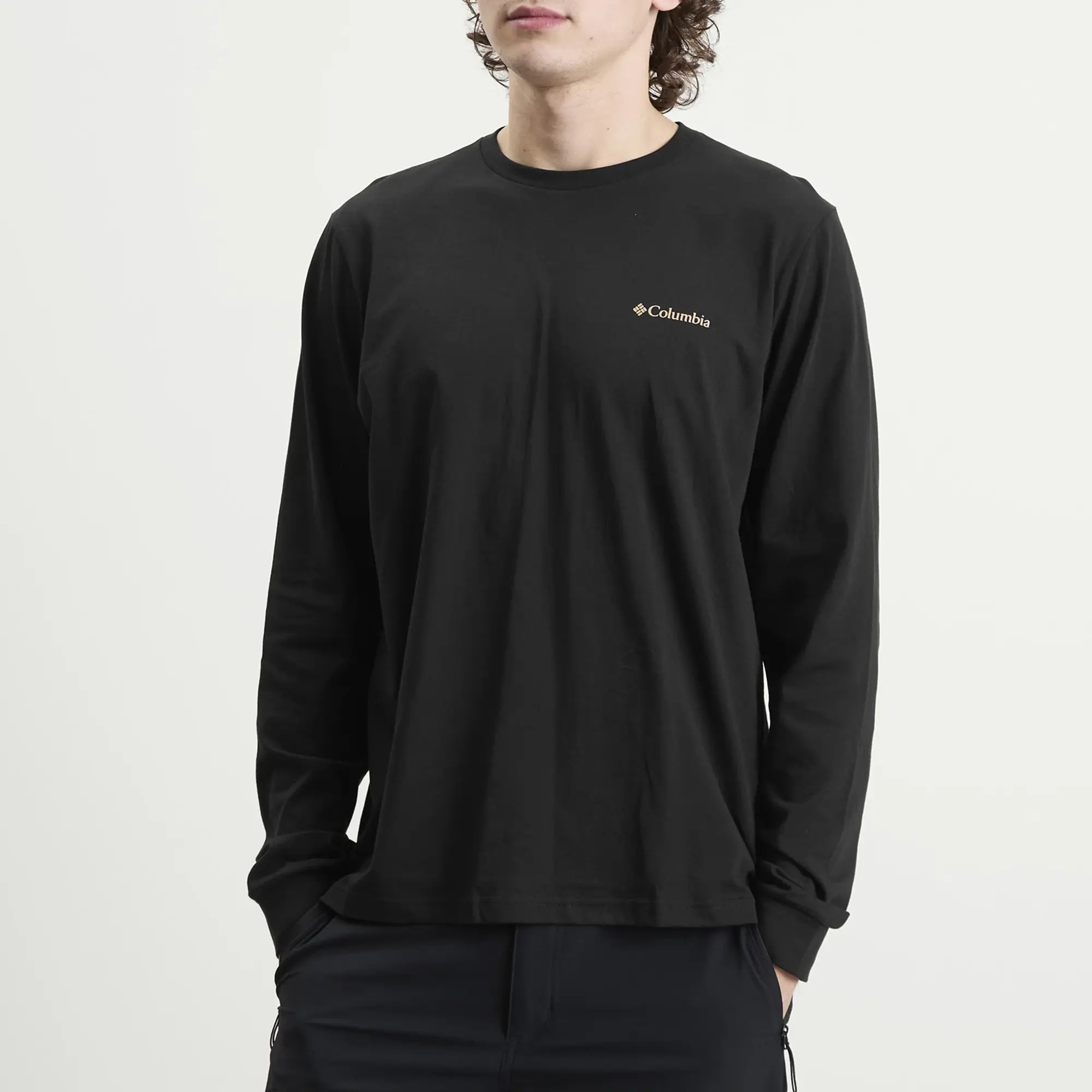 Columbia Men's CSC™ Seasonal Logo Long Sleeve T-Shirt Black