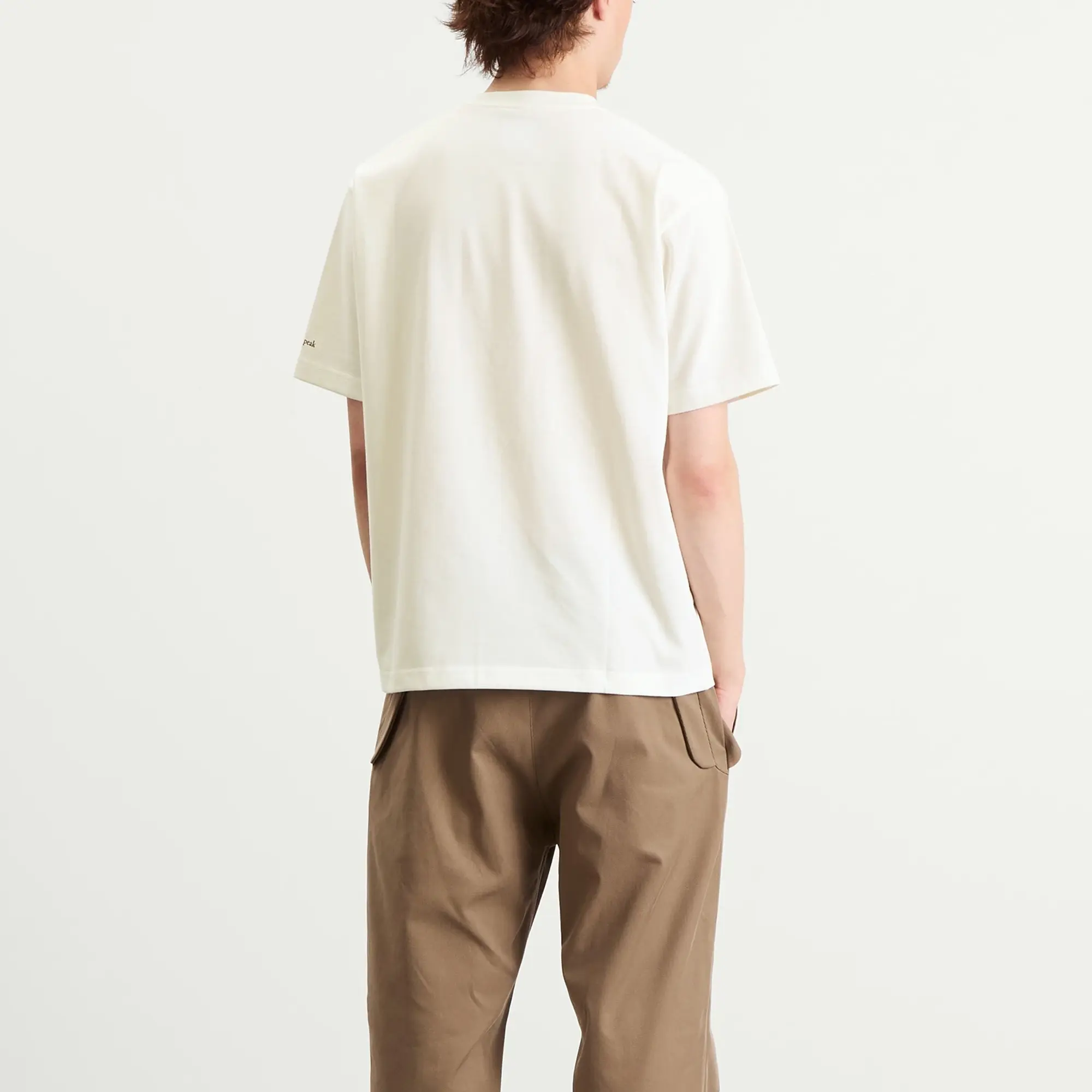 Snow Peak Men's Pocket T-Shirt Off White