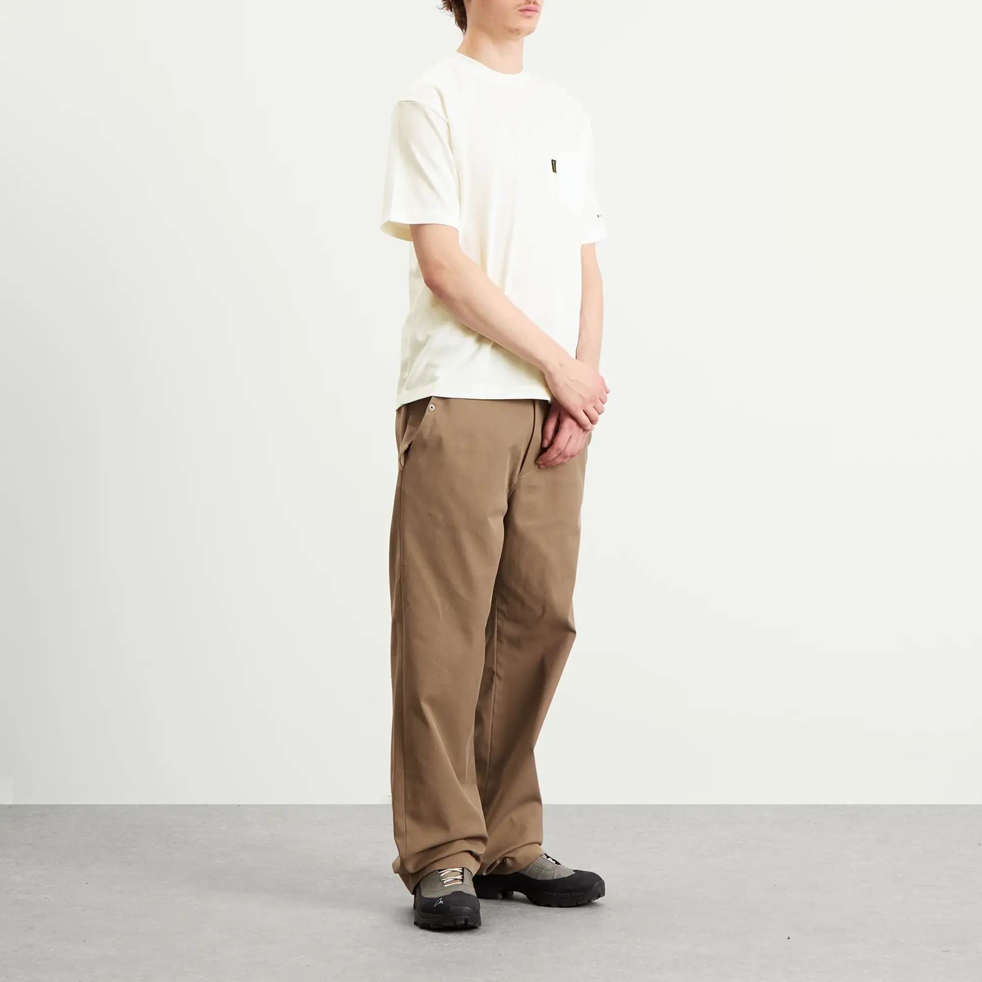 Snow Peak Men's Pocket T-Shirt Off White