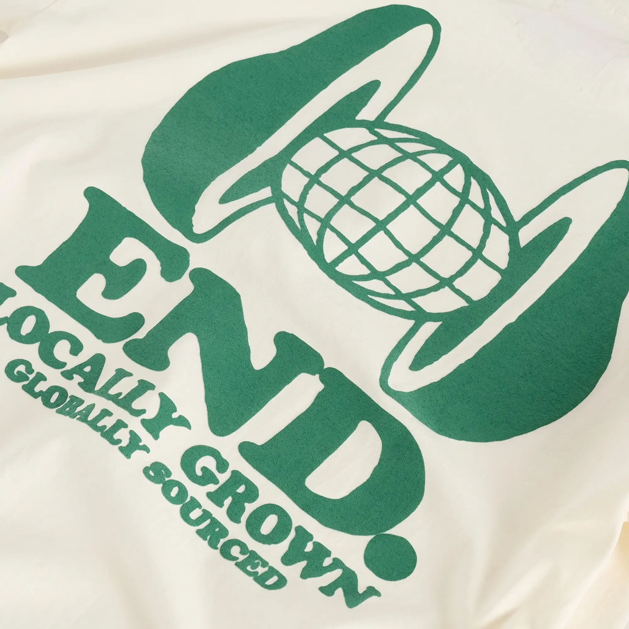 END. Locally Grown T-Shirt Ecru