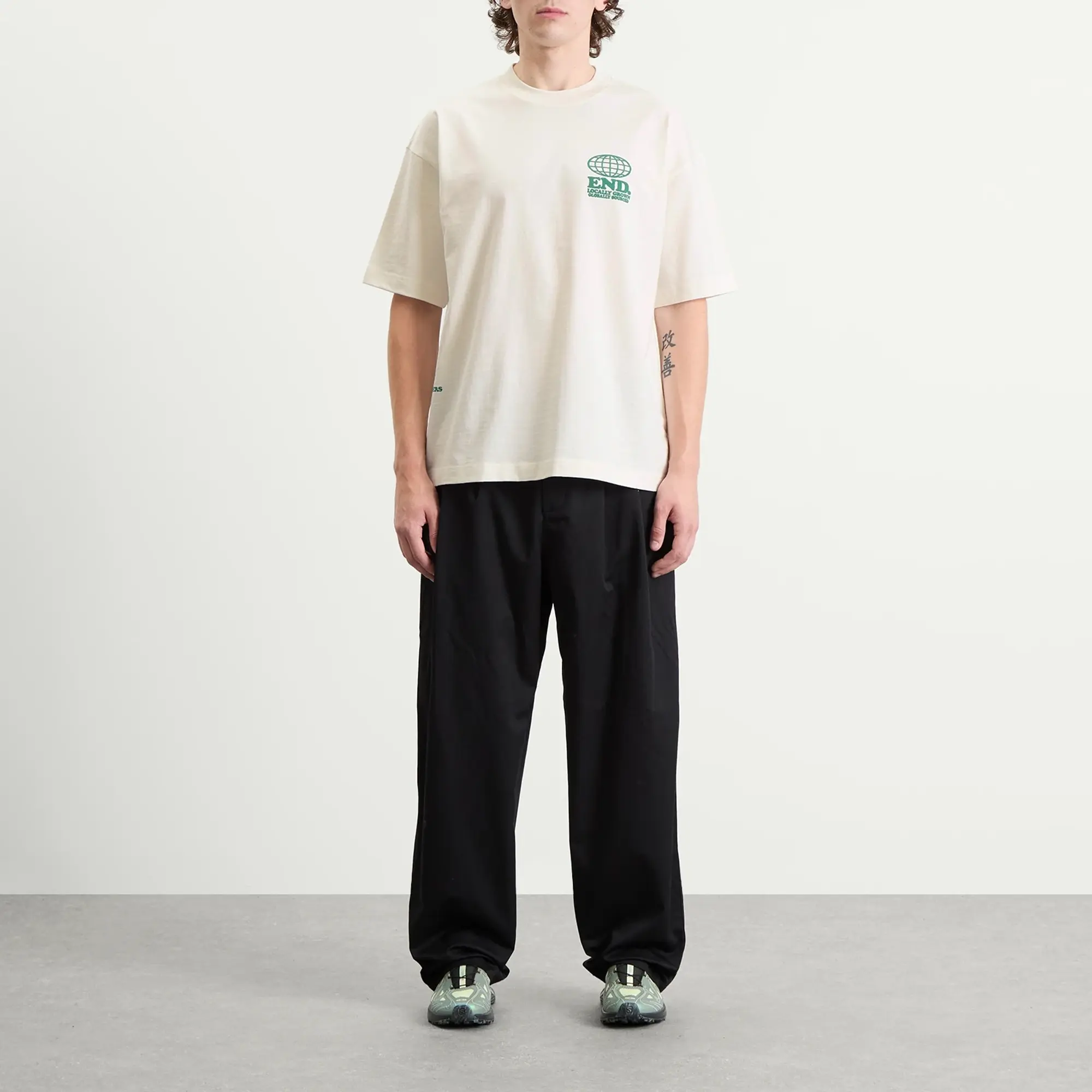 END. Locally Grown T-Shirt Ecru