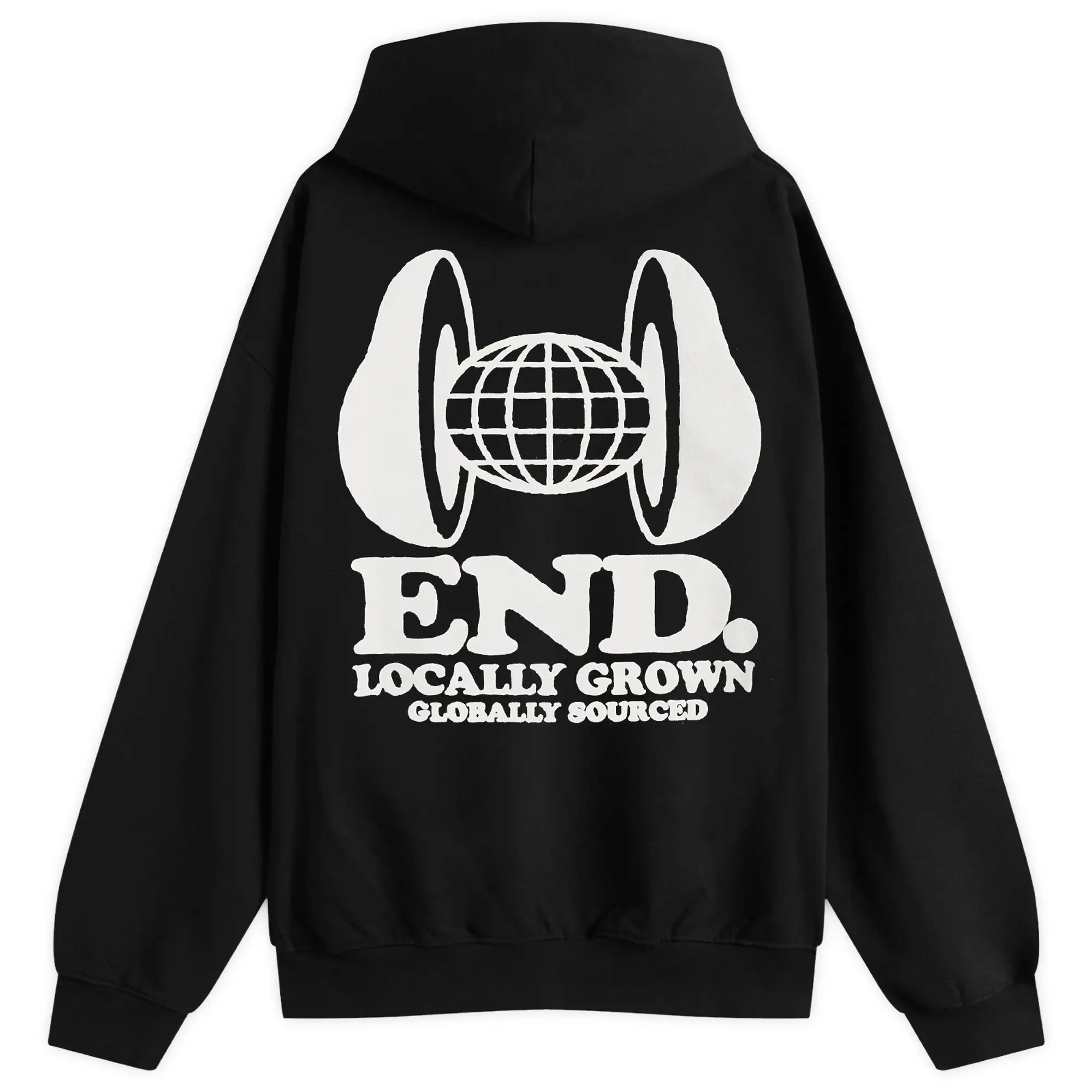 END. Locally Grown Hoodie Black