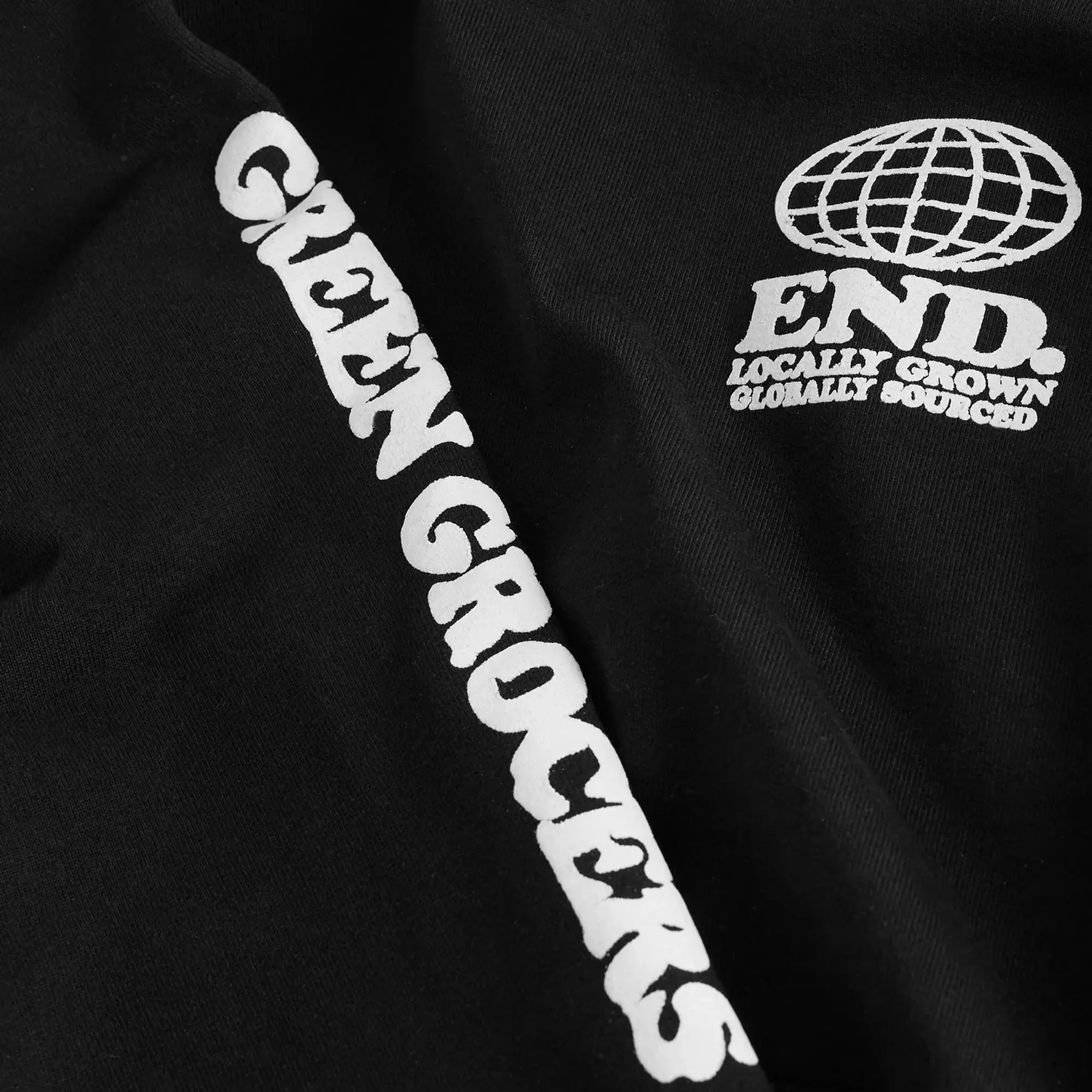 END. Locally Grown Hoodie Black