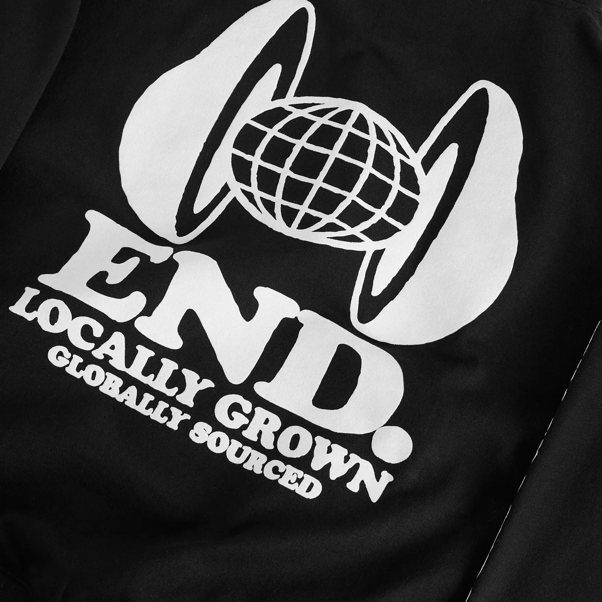 END. Locally Grown Hoodie Black