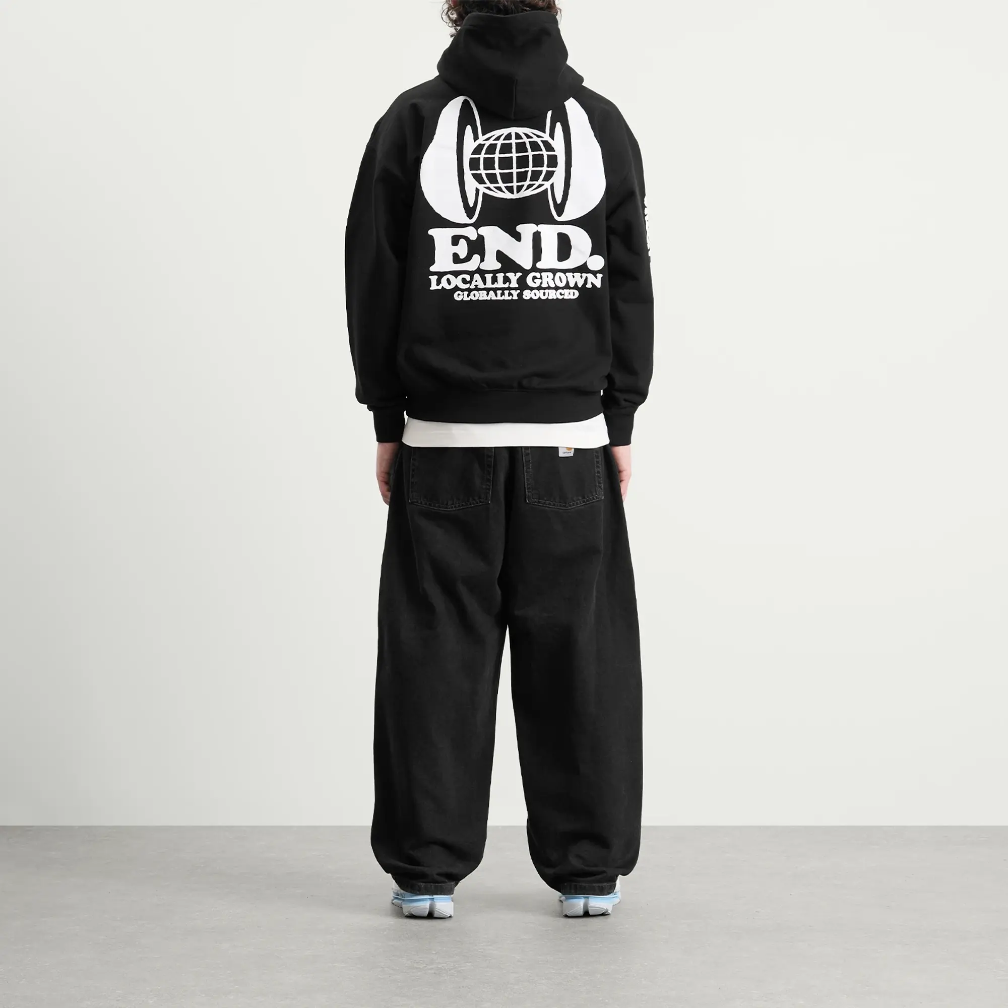END. Locally Grown Hoodie Black