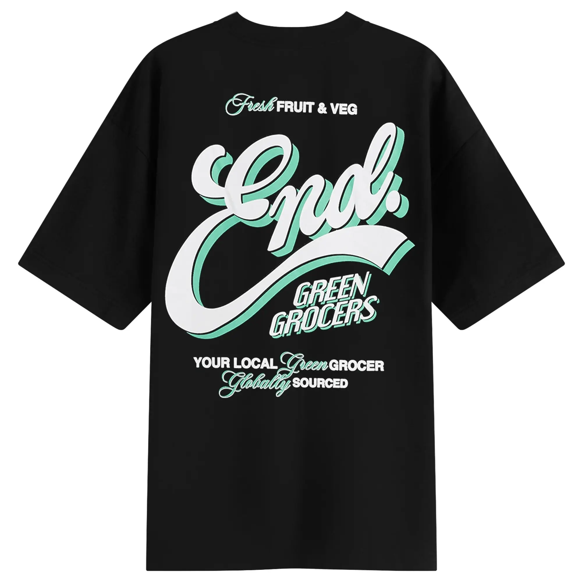END. Outdoor Sign T-Shirt Black