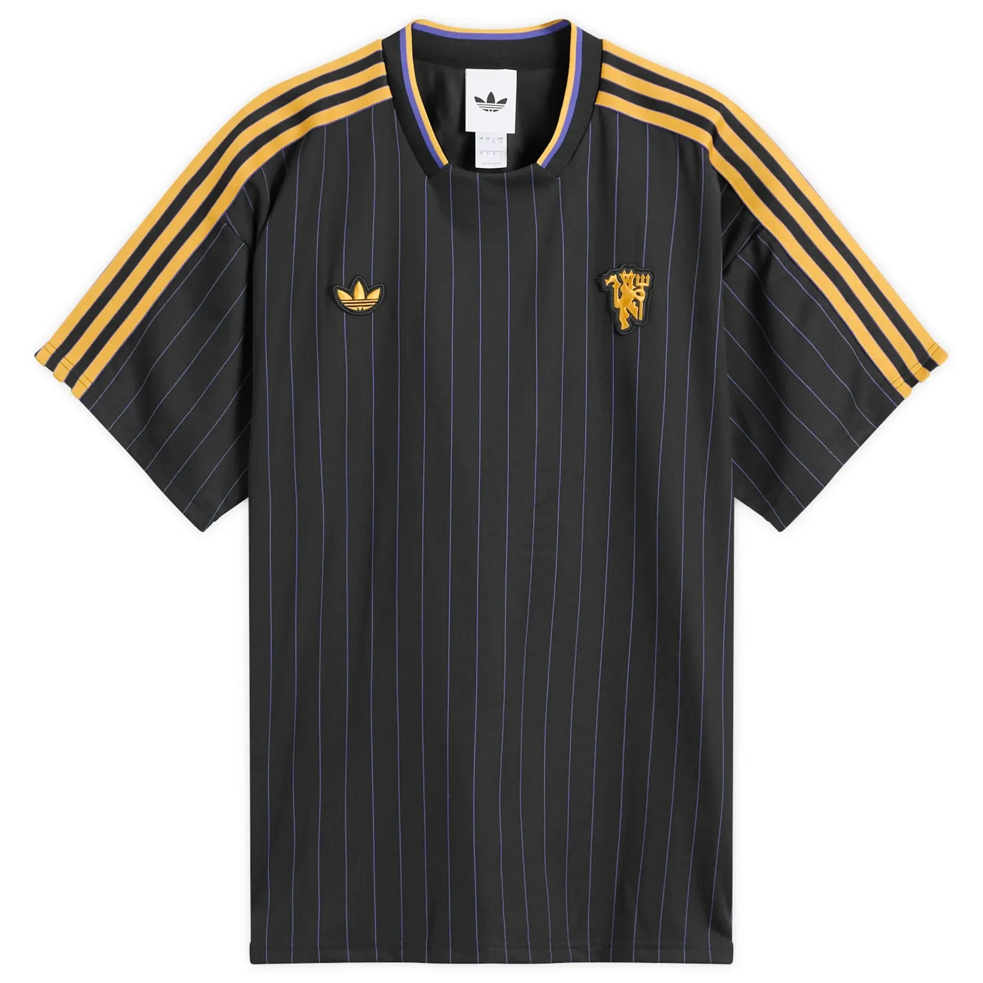 Adidas Men's Manchester United Icon Jersey Top Utility Black
