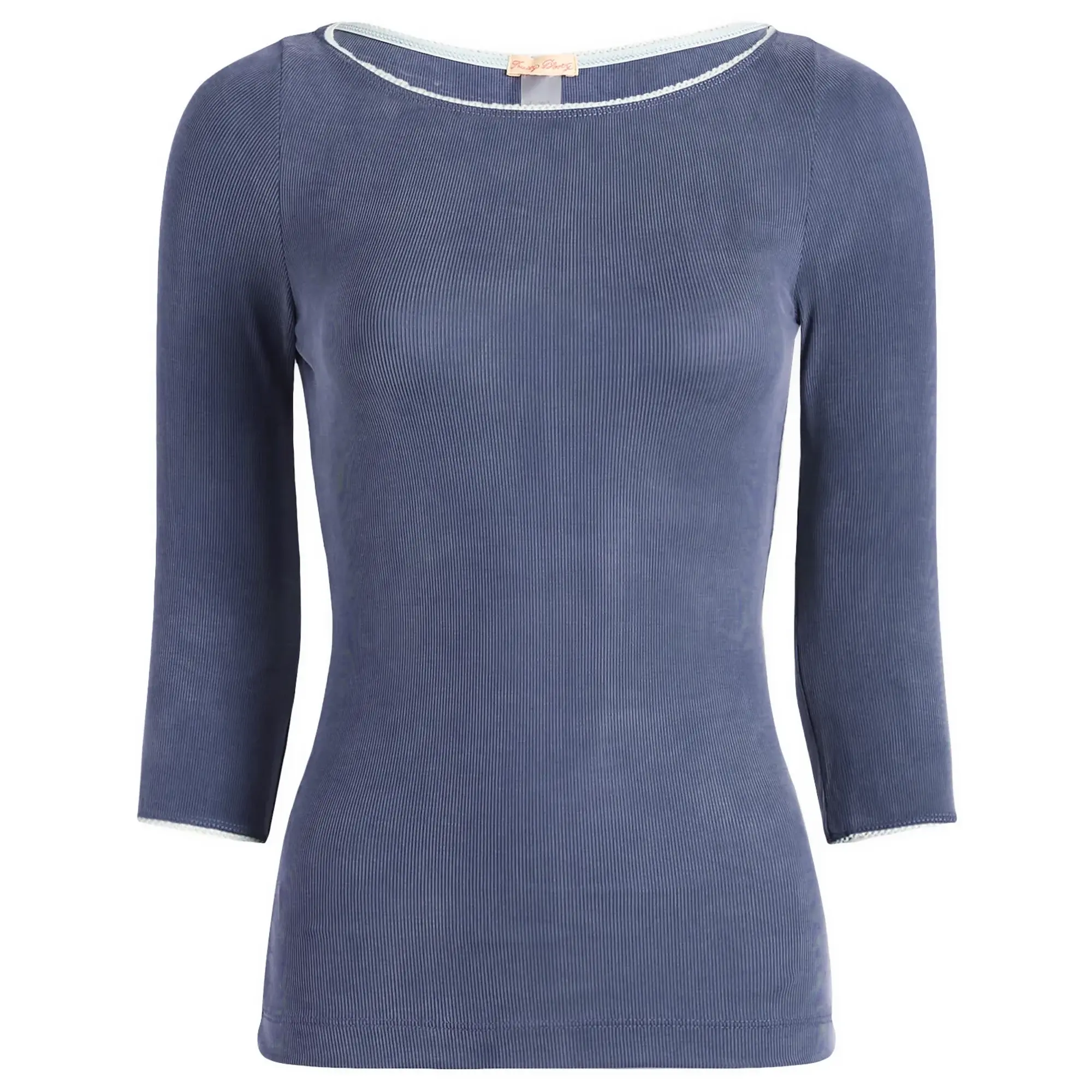 Fruity Booty Women's Second Skins 3/4 Length Top Navy