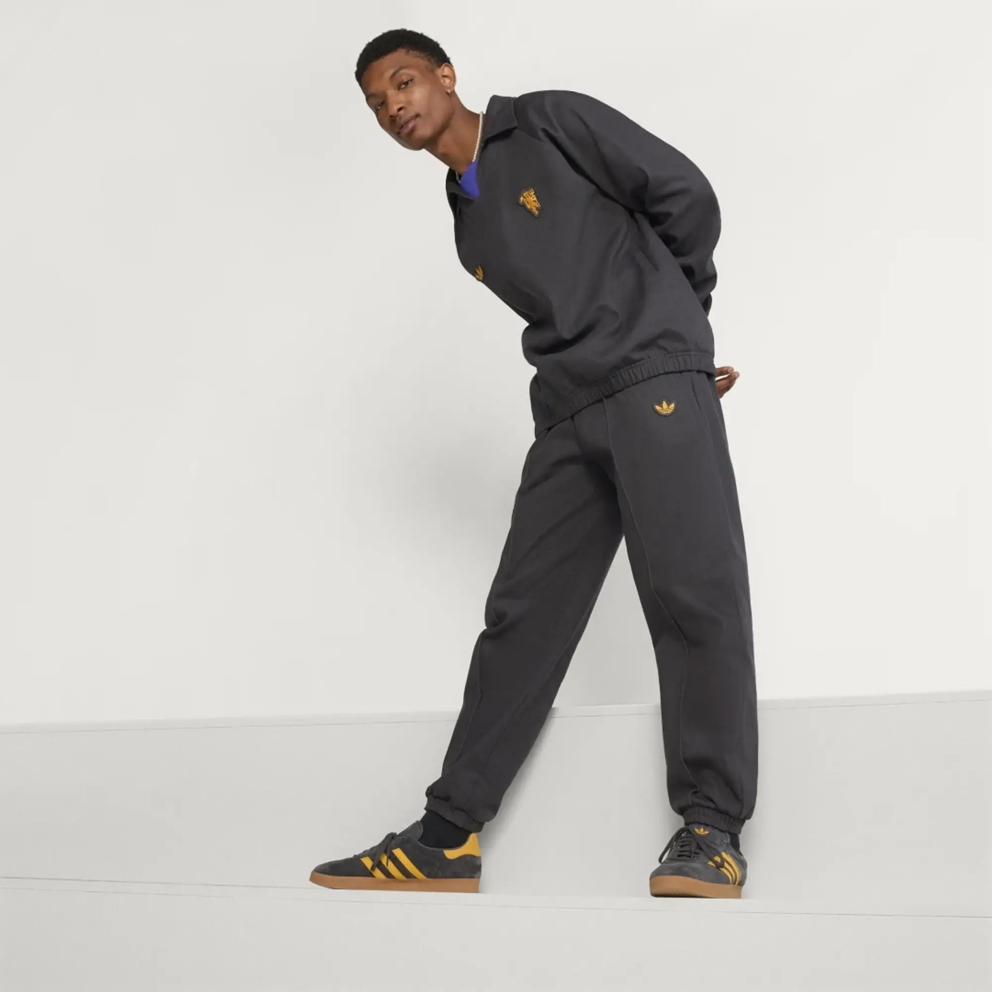 adidas Manchester United Terrace Icons Drill Tracksuit Bottoms