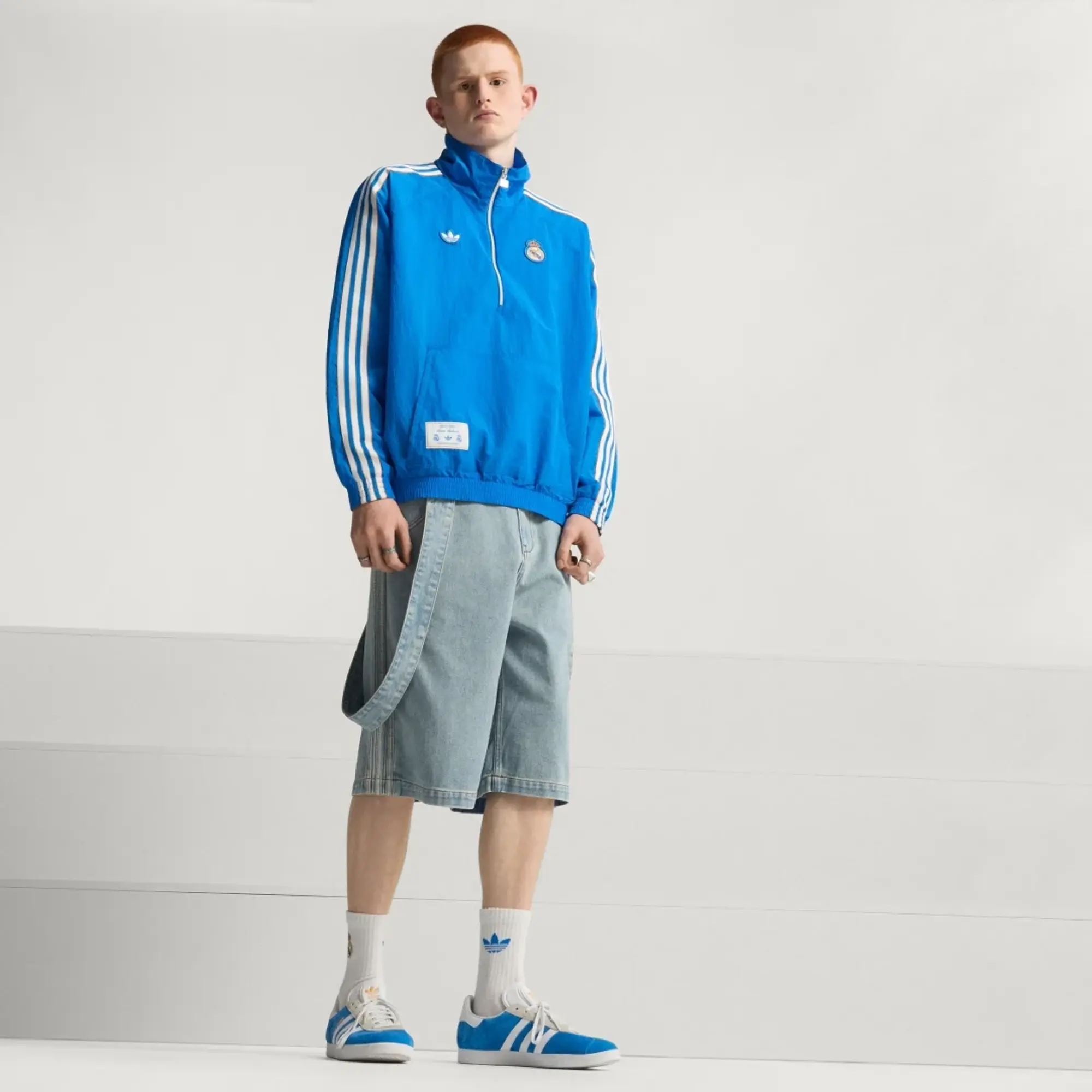 adidas Real Madrid Terrace Icons Half-Zip Jacket