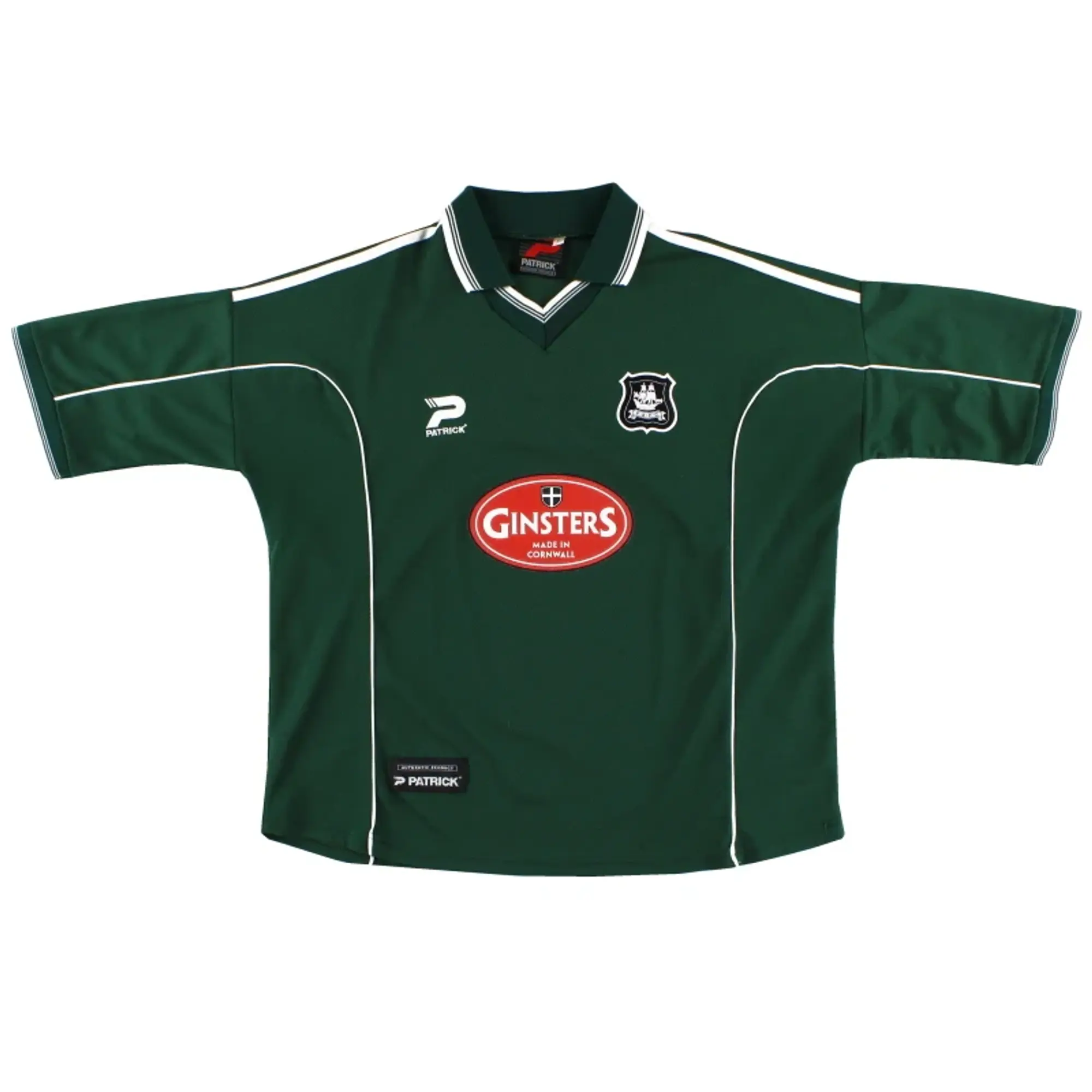 2002-03 Plymouth Patrick Home Shirt S - Plymouth Argyle / Excellent 