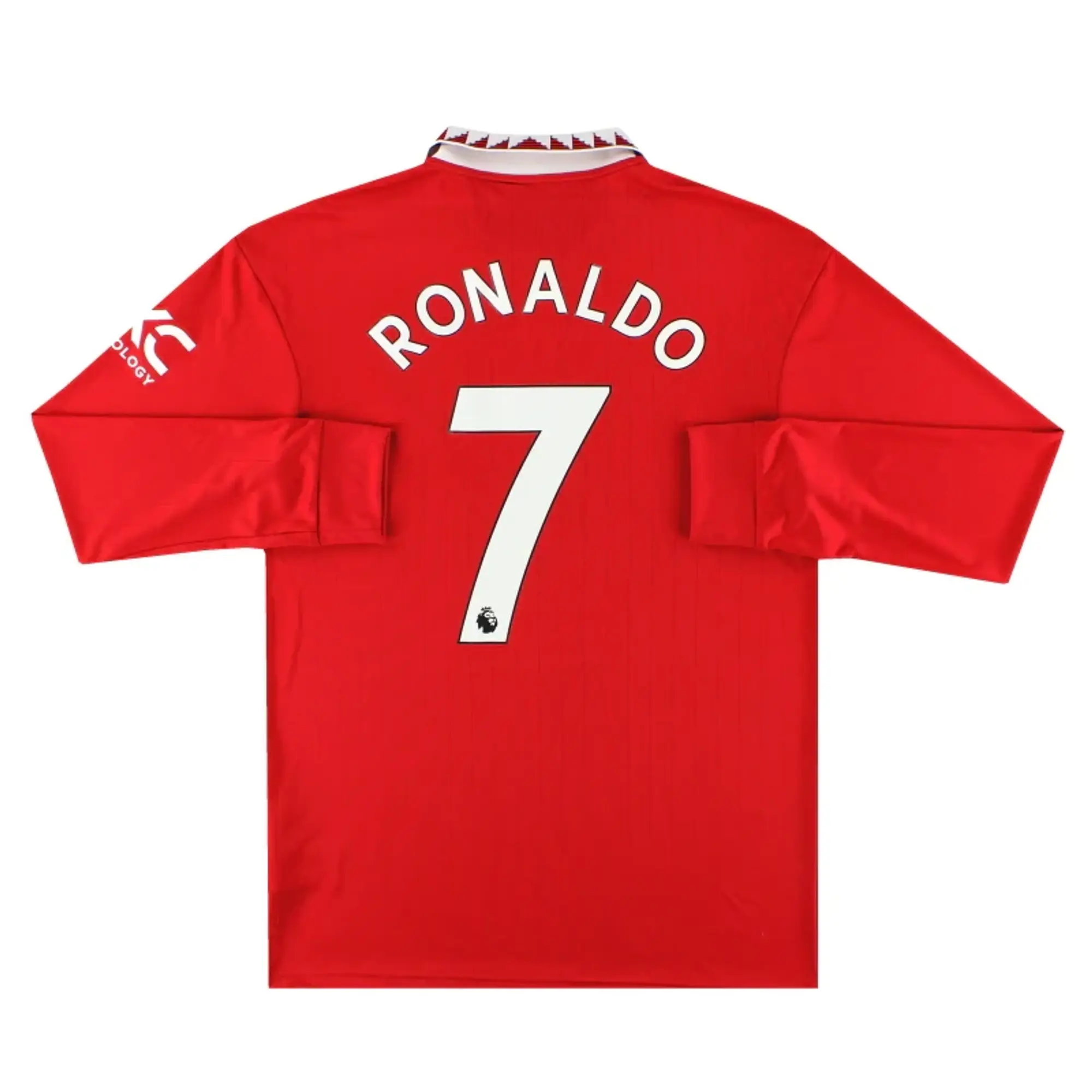 2022-23 Manchester United adidas Home Shirt Ronaldo #7 L/S M - Manchester United / Excellent 