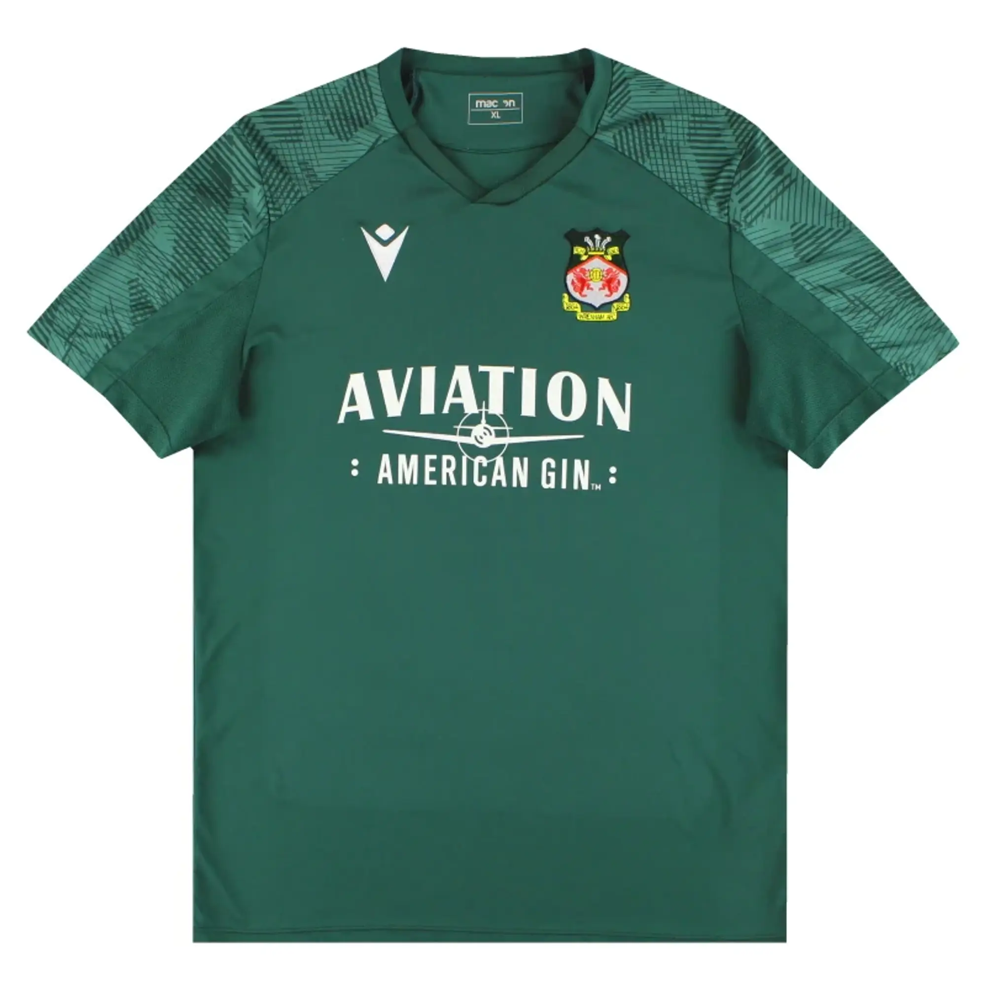 2021-22 Wrexham Macron Training Top XL - Wrexham / Excellent 