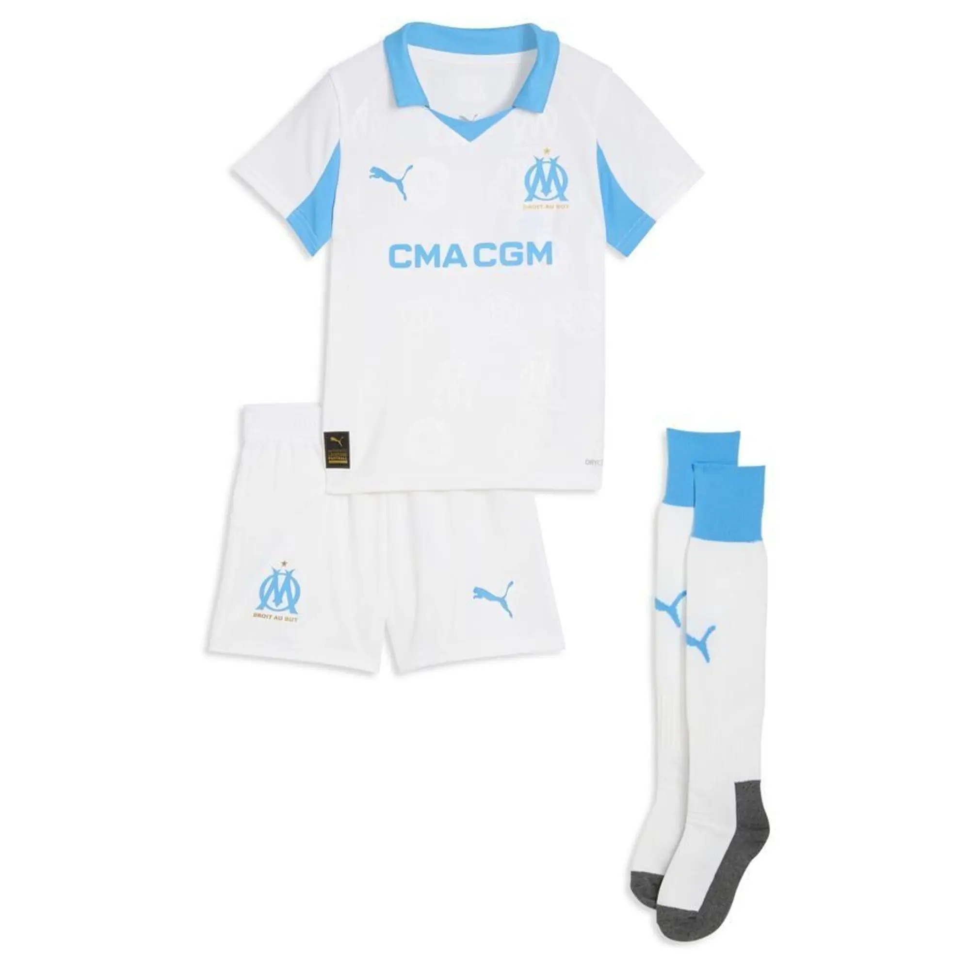 Marseille Home Shirt 2025/26 Mini-Kit Kids - ['White']