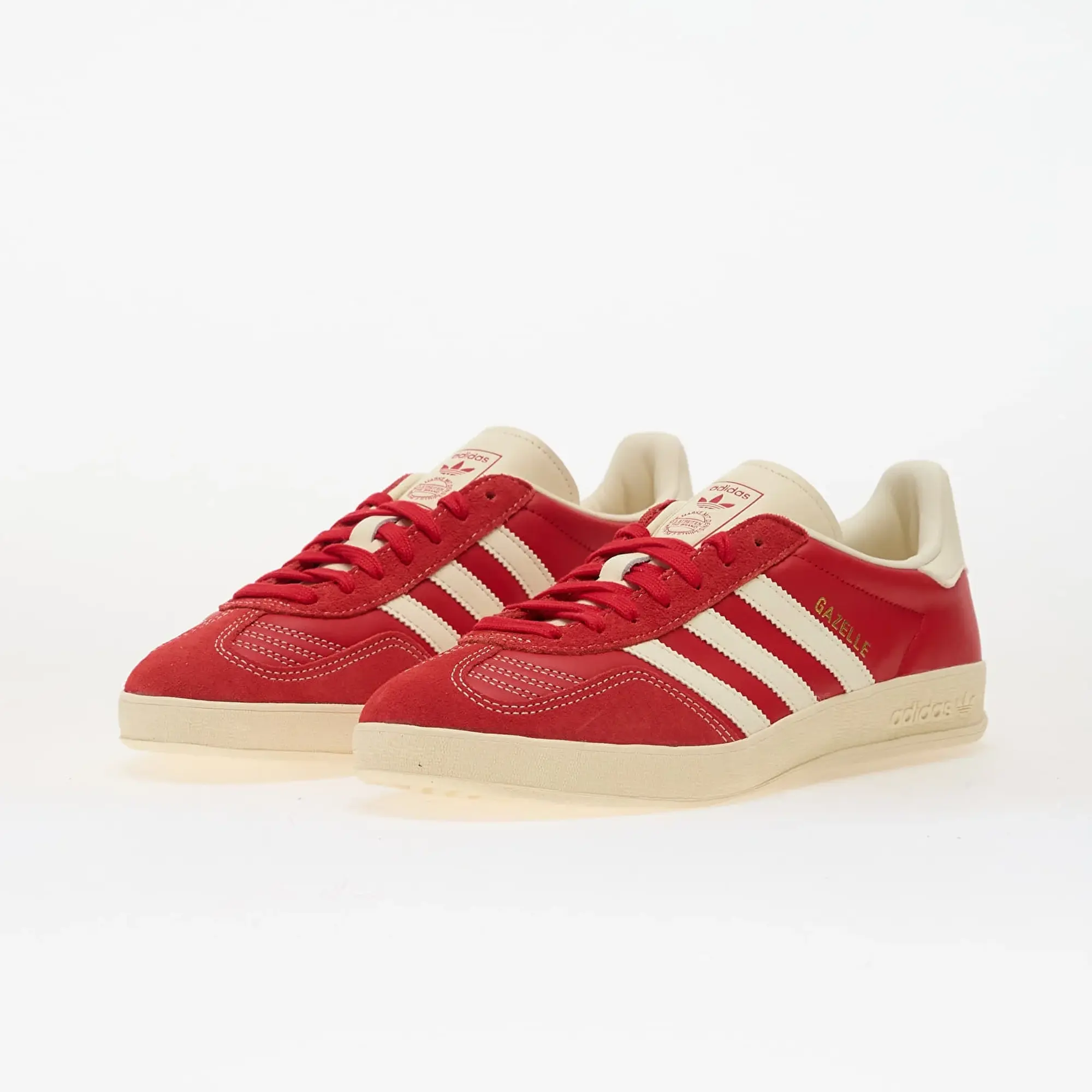 Sneakers Adidas Gazelle Indoor Better Scarlet/ Crew White/ Gold Metallic Eur 44