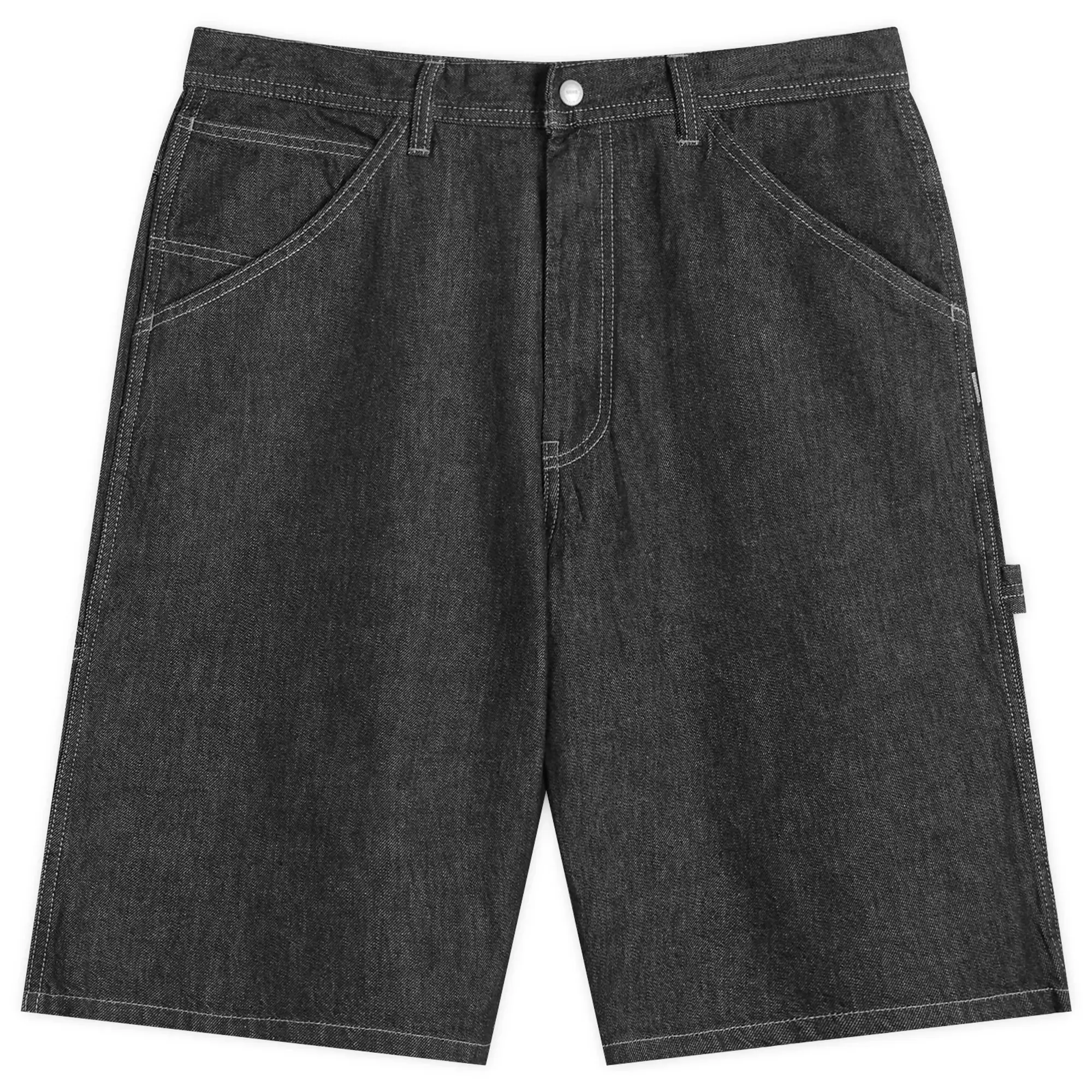 Neighborhood Men's Denim Painter Shorts Black