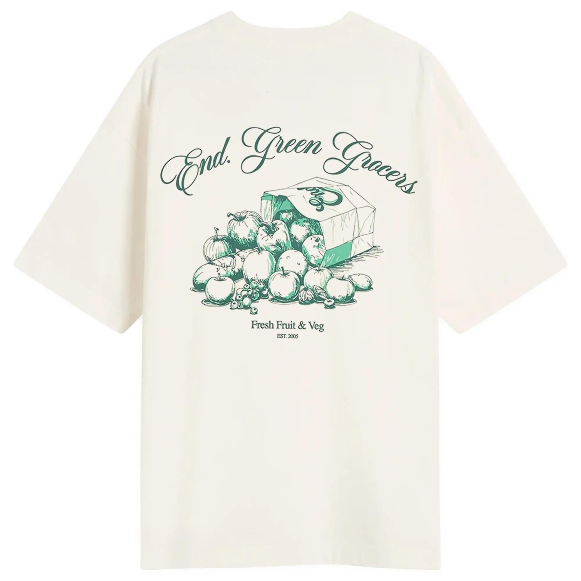 END. Fresh Produce T-Shirt Ecru