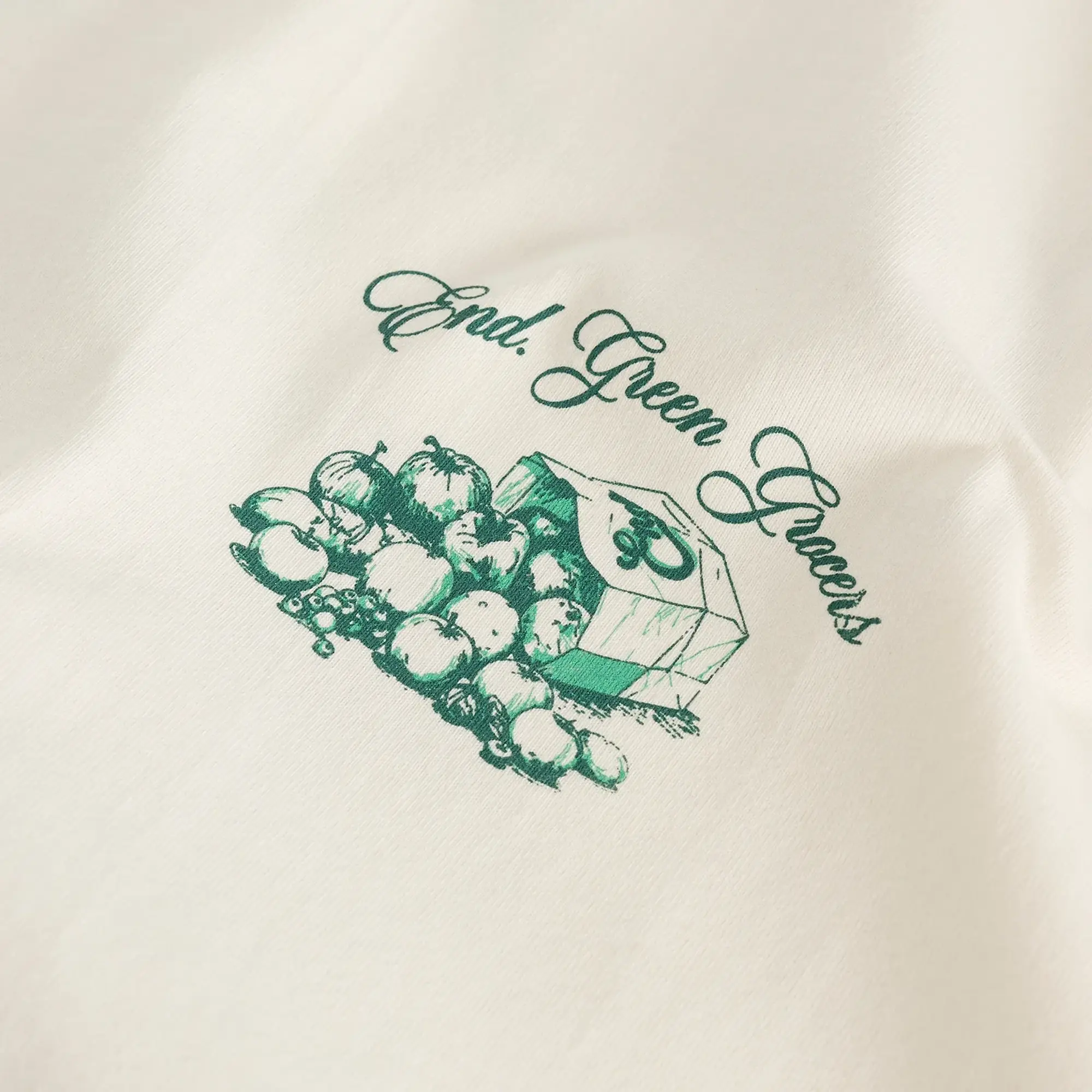 END. Fresh Produce T-Shirt Ecru