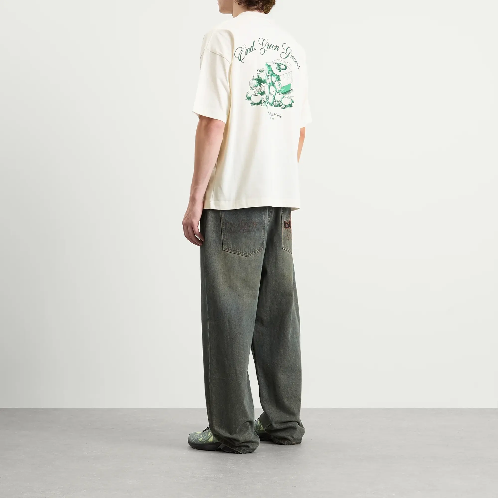 END. Fresh Produce T-Shirt Ecru