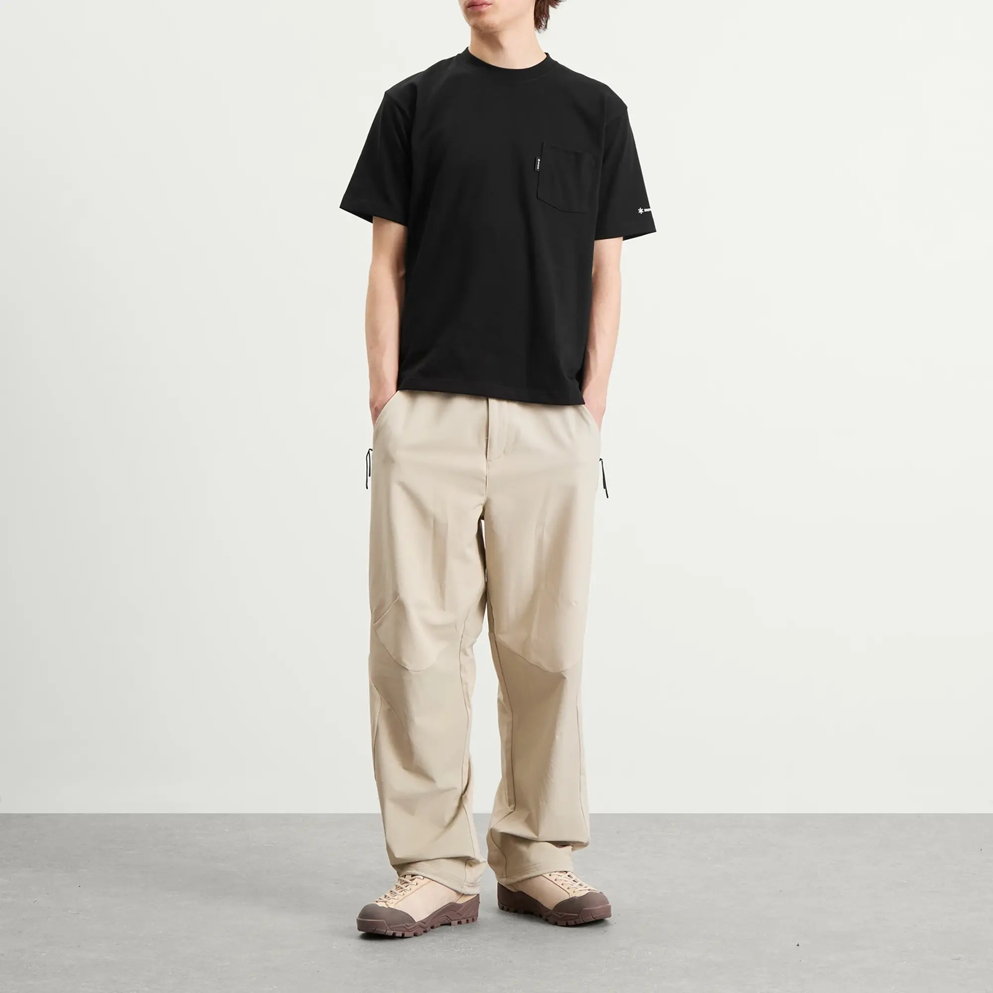 Snow Peak Men's Pocket T-Shirt Black