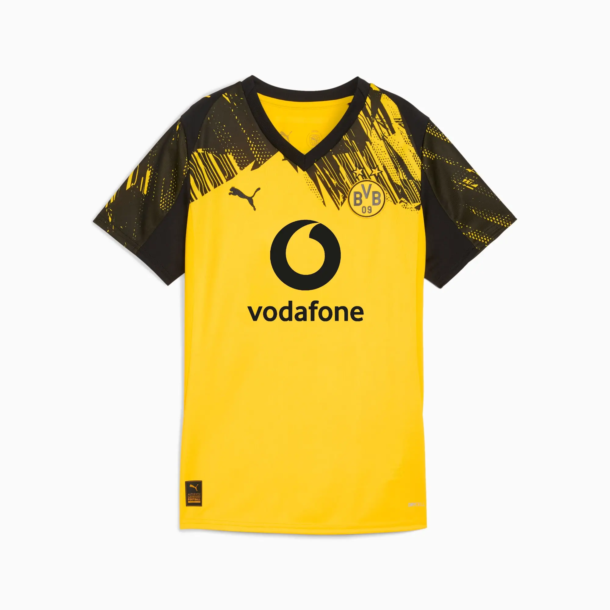 PUMA Borussia Dortmund 25/26 Home Jersey Women, Faster Yellow/Black, size Large
