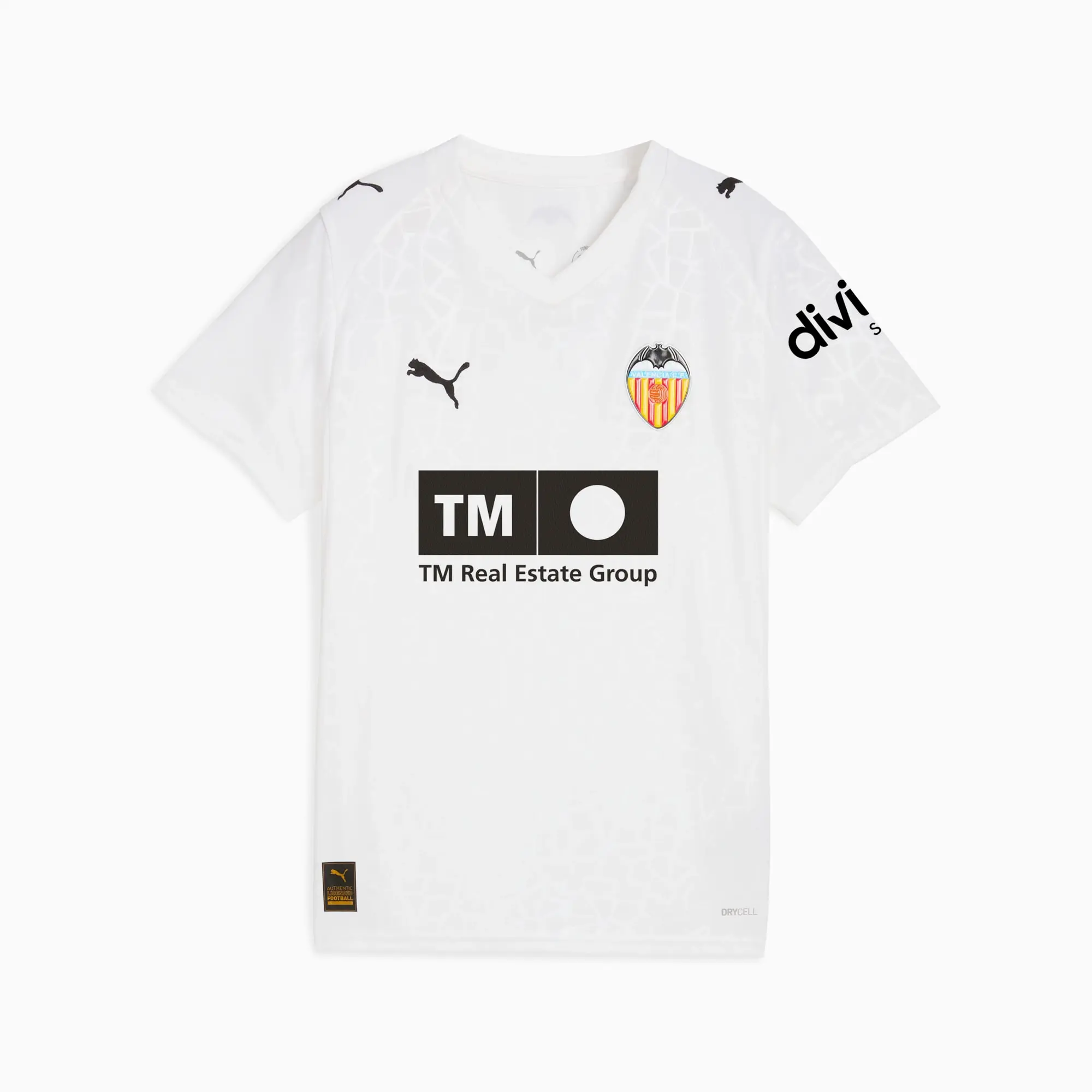 PUMA Valencia CF 25/26 Home Jersey Youth, White, size 11-12 Youth