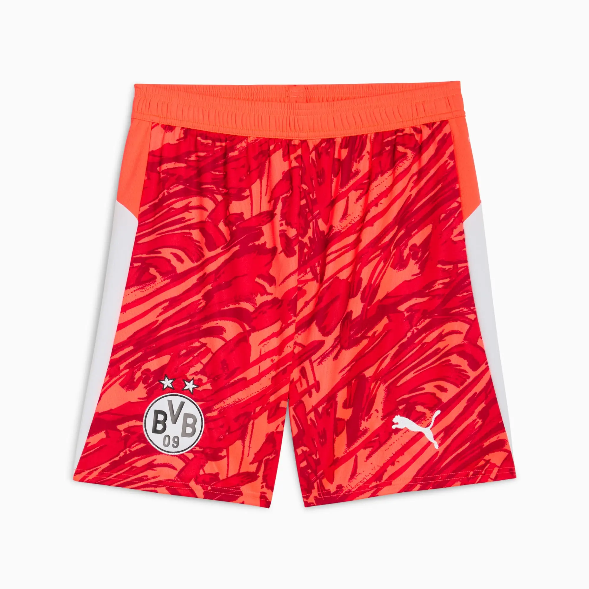 PUMA Borussia Dortmund 25/26 Goalkeeper Shorts Men, Glowing Red/Silver Mist, size 3XL