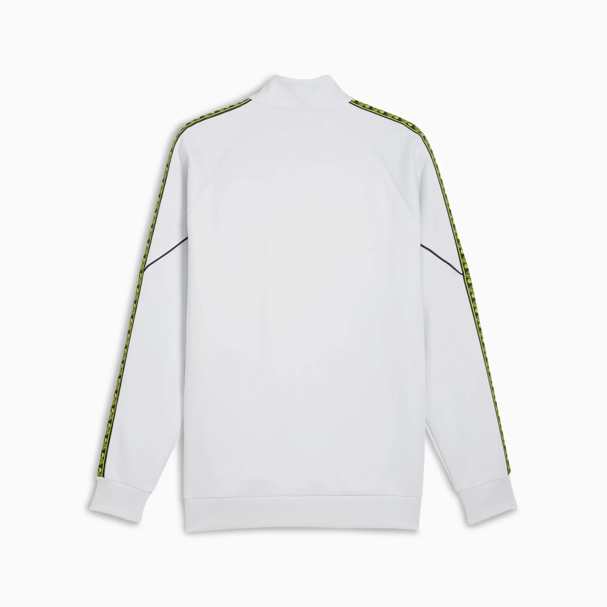 PUMA Borussia Dortmund King Anthem Jacket Men, Silver Mist/Yellow Alert, size 3XL