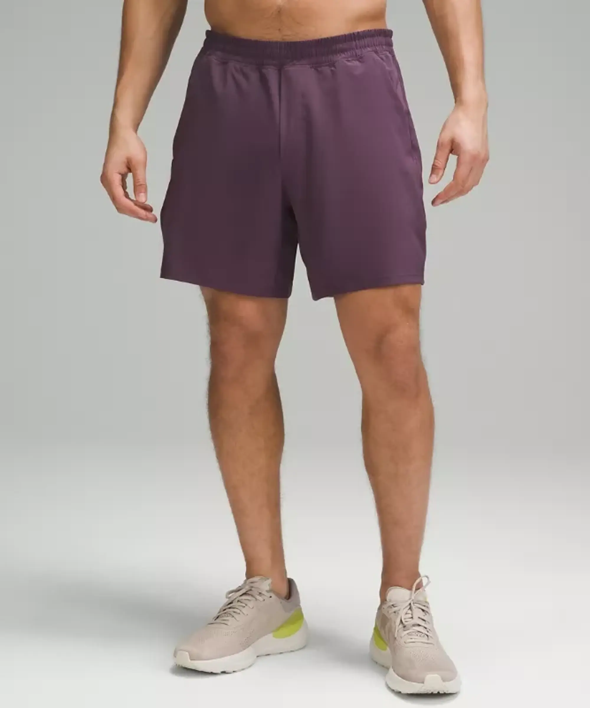 lululemon – Men's Pace Breaker Linerless Shorts – 7" – Color Purple – Size 2XL
