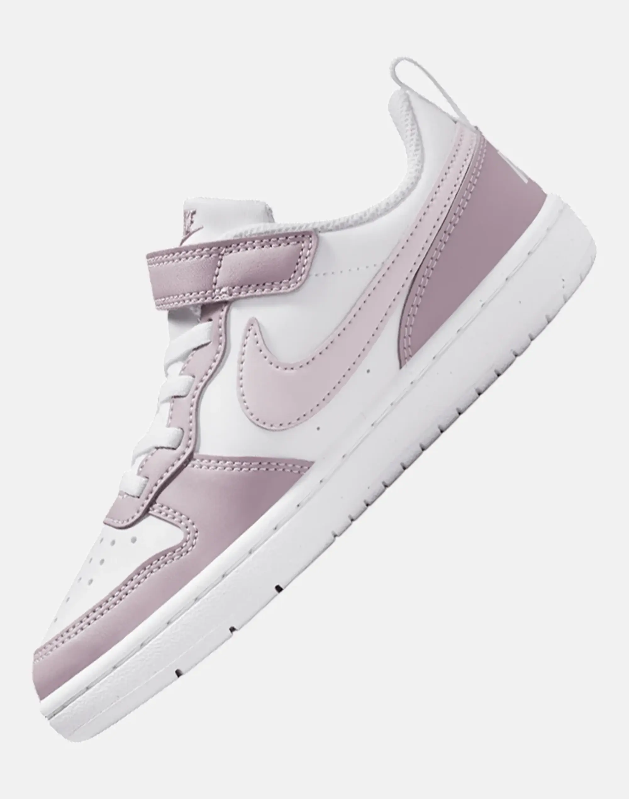Nike Younger Kids Court Borough Low Recraft Trainers in Pink/White 