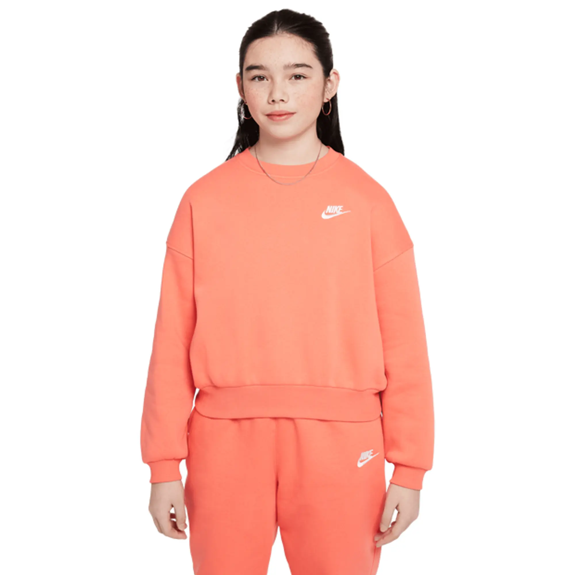 Nike Club Unisex Sweatshirts - Red