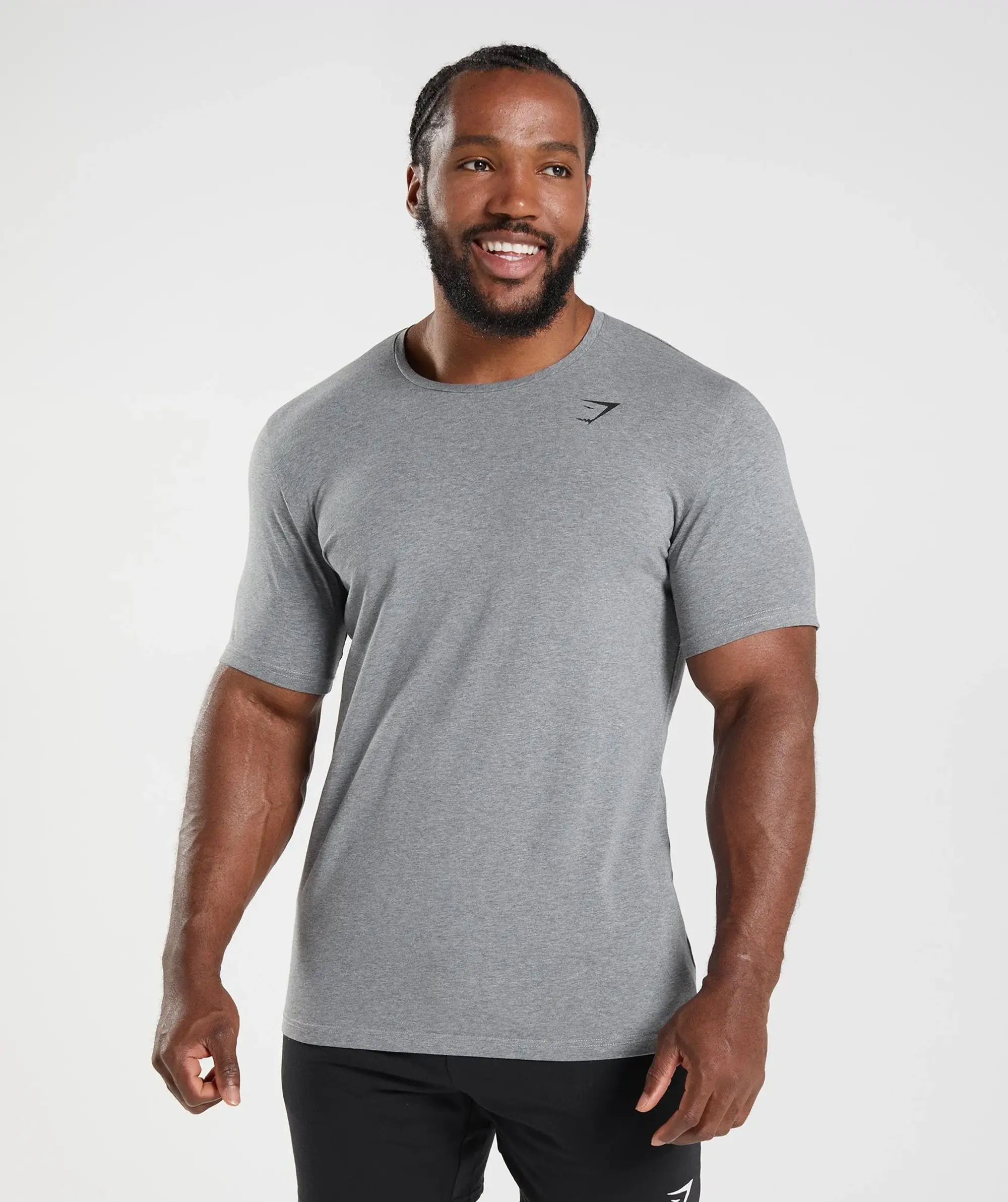  Essential T-Shirt - Charcoal Grey Marl
