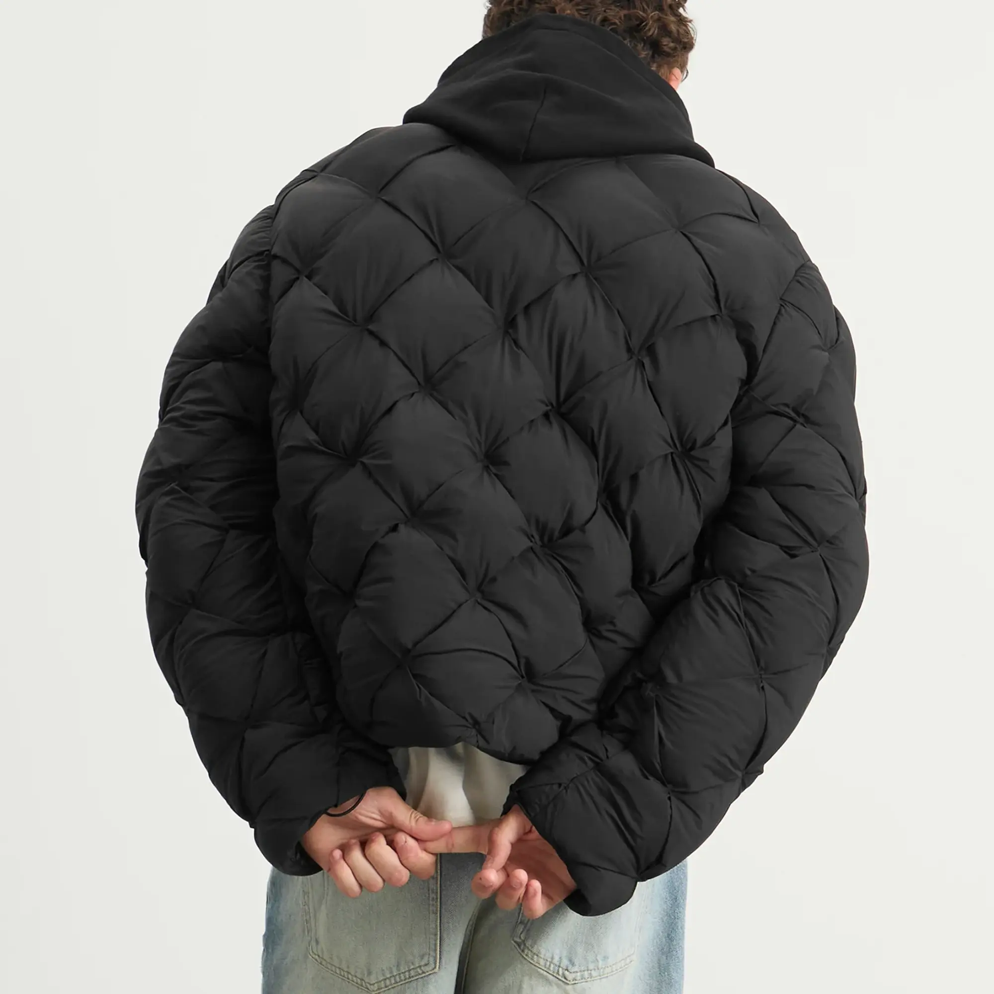 Represent Men's Pillow Puffer Jacket Jet Black