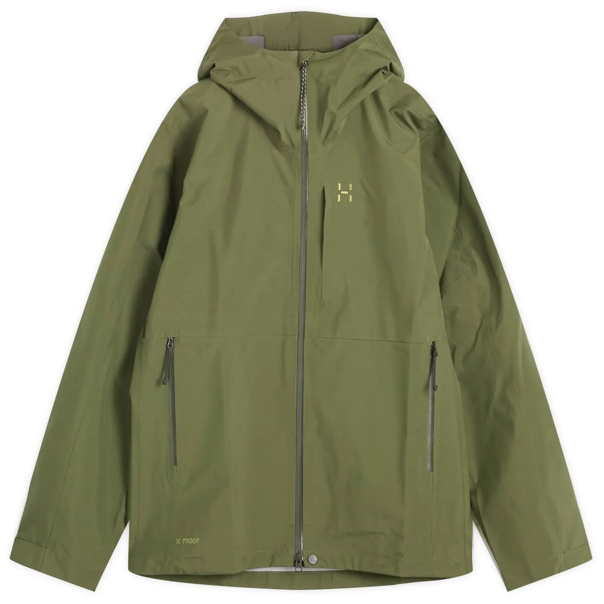 Haglöfs Men's Front Proof II Waterproof Jacket Seaweed Green