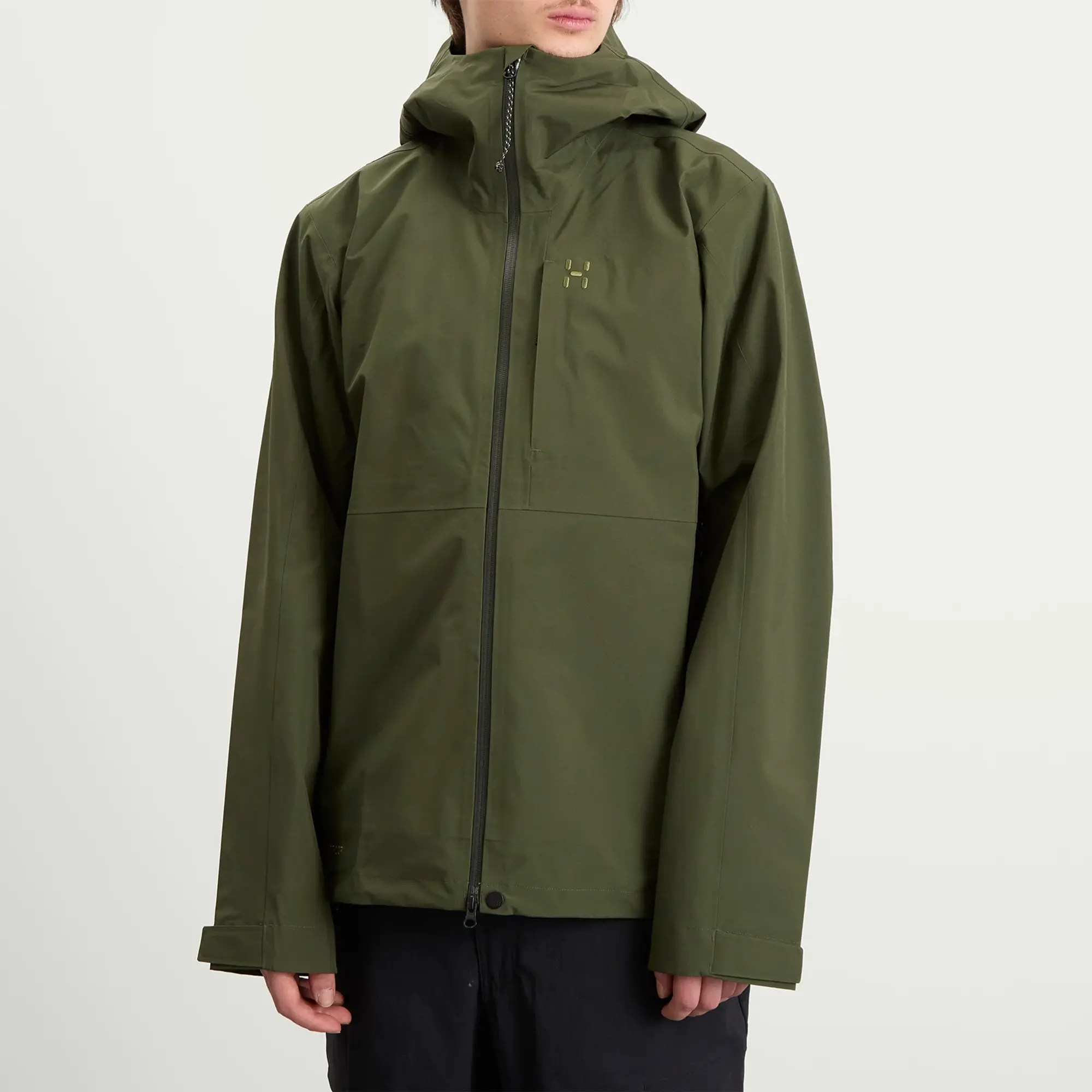 Haglöfs Men's Front Proof II Waterproof Jacket Seaweed Green