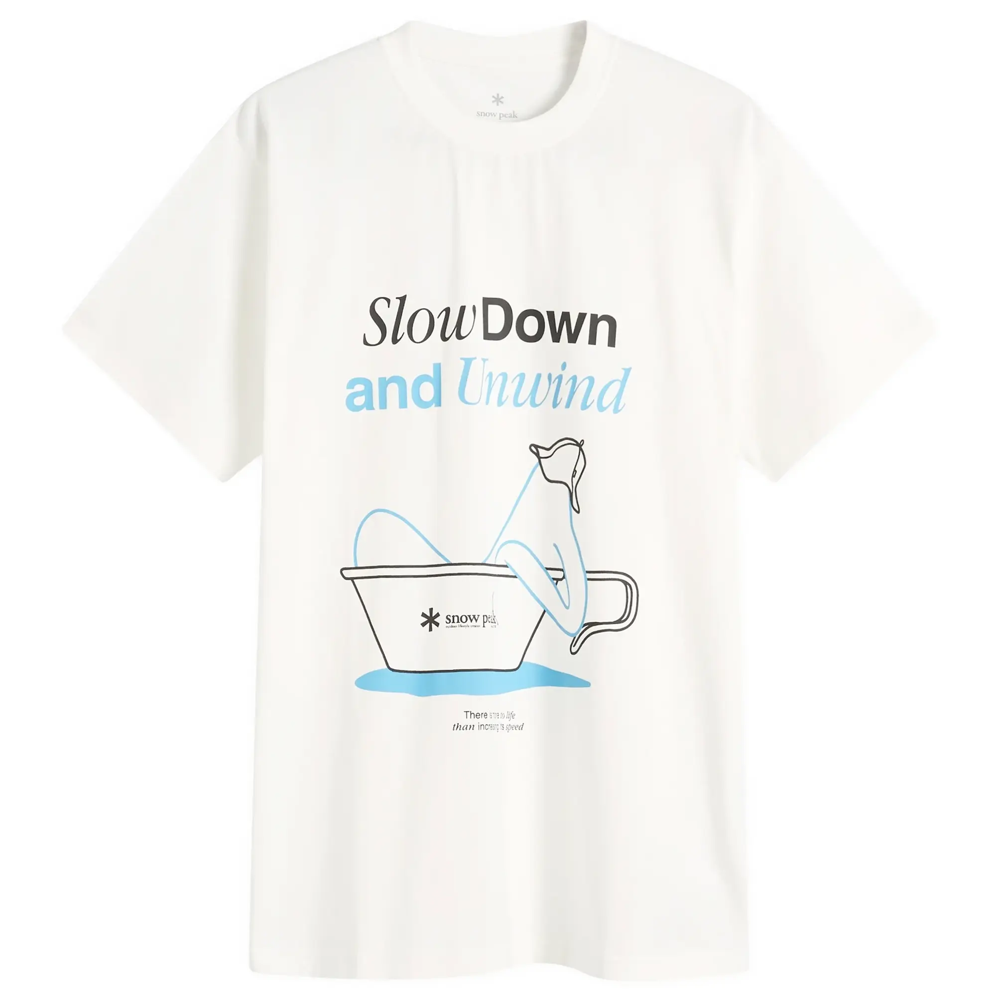 Snow Peak Men's Relaxation T-Shirt Off White