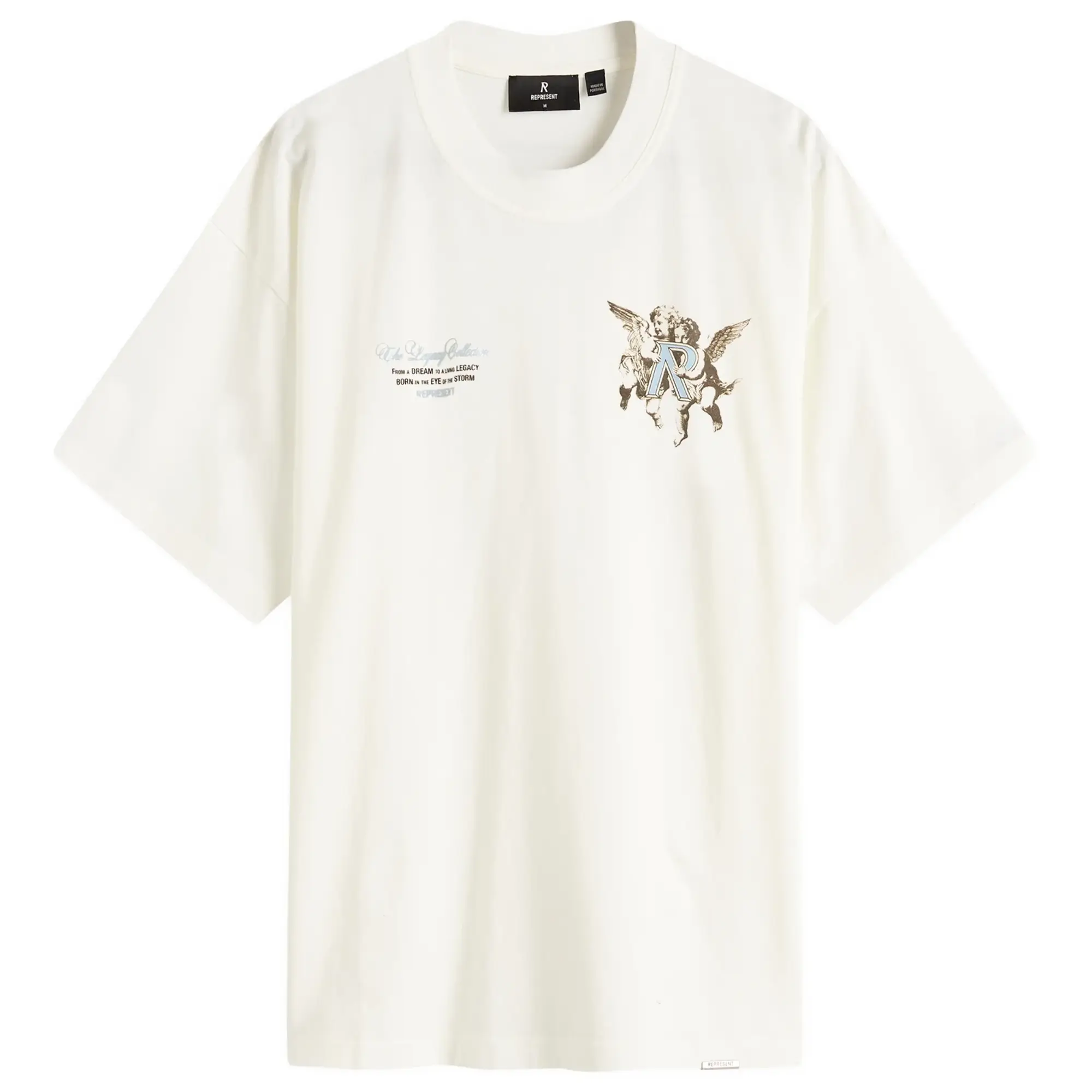Represent Men's Legacy Cherubs T-Shirt Flat White