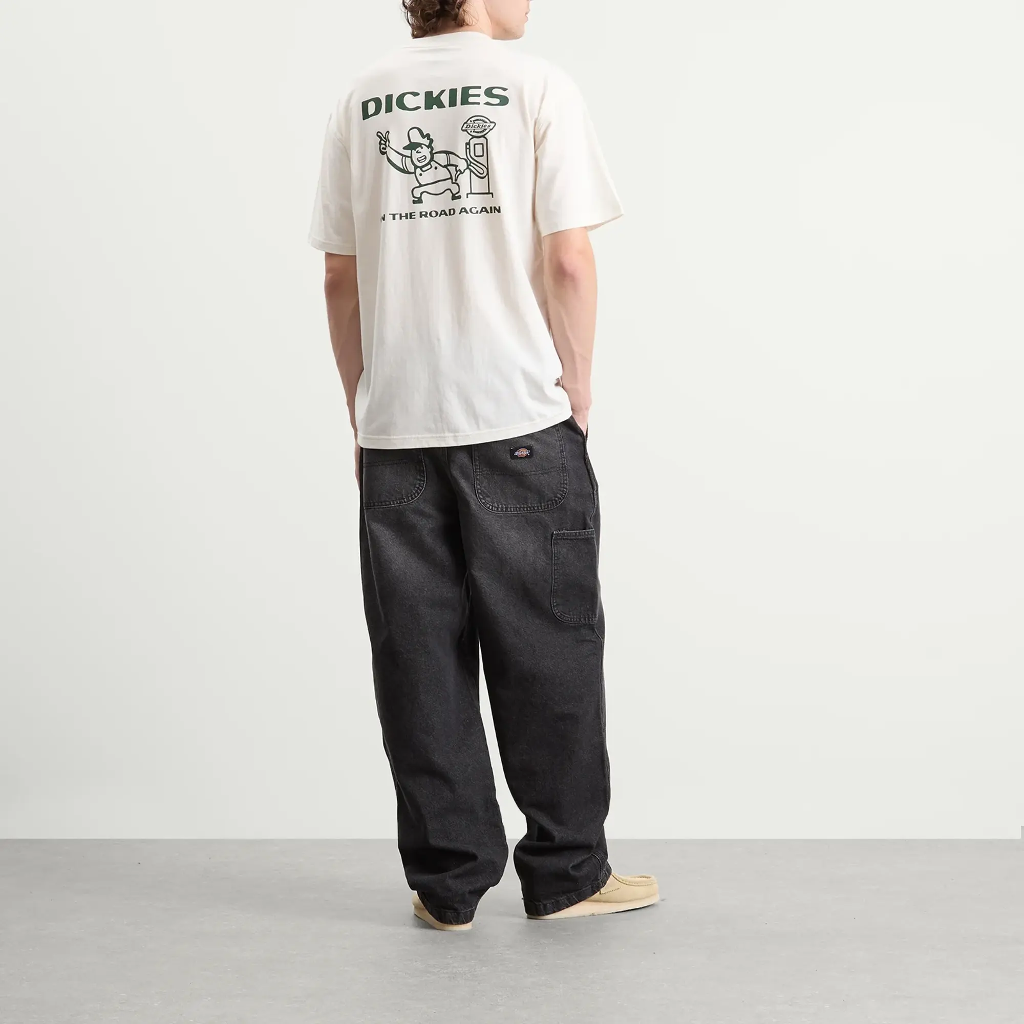 Dickies Men's Burns T-Shirt Egret