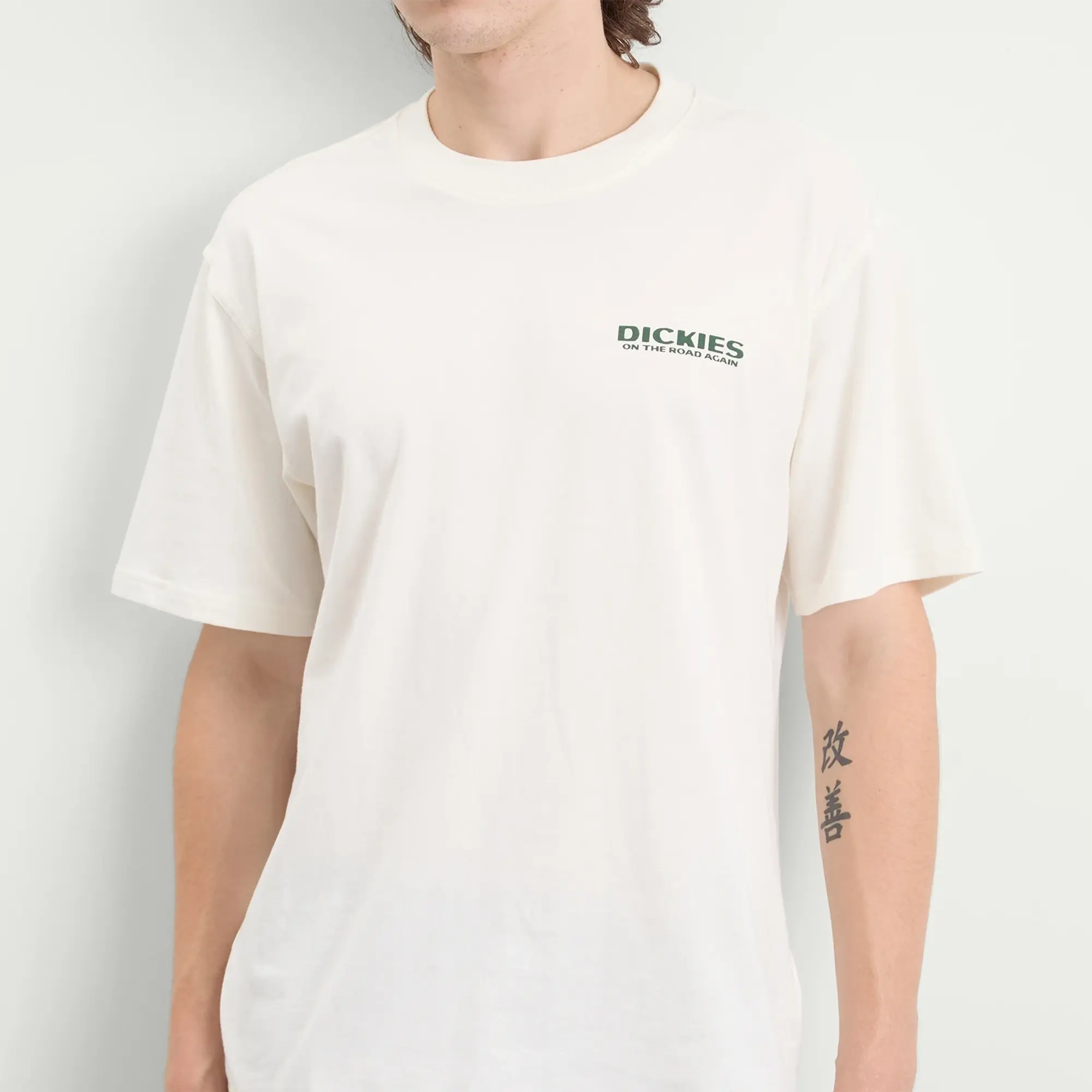 Dickies Men's Burns T-Shirt Egret