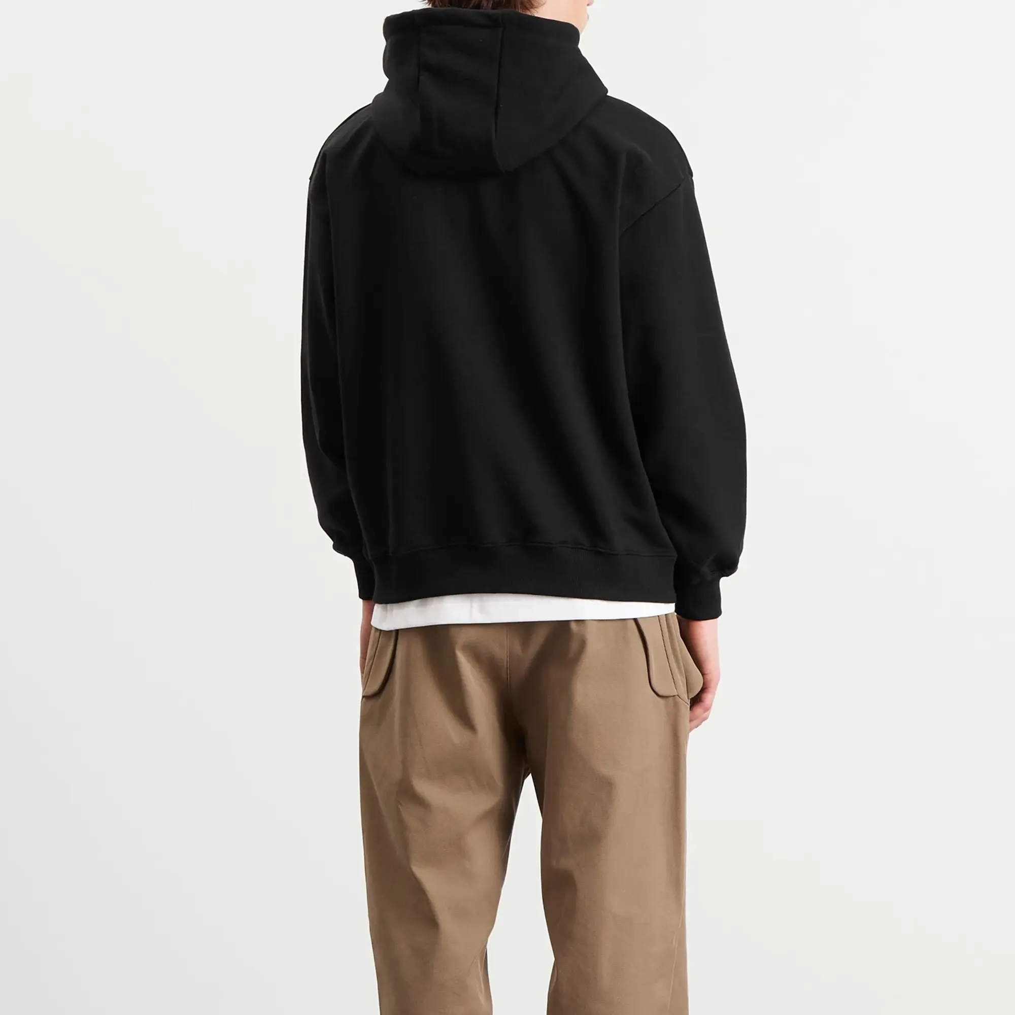 Snow Peak Men's Square Logo Hoodie Black