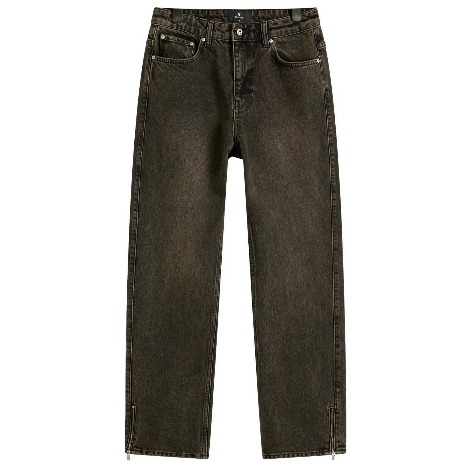 Represent Men's RS2 Split Denim Jean Soot