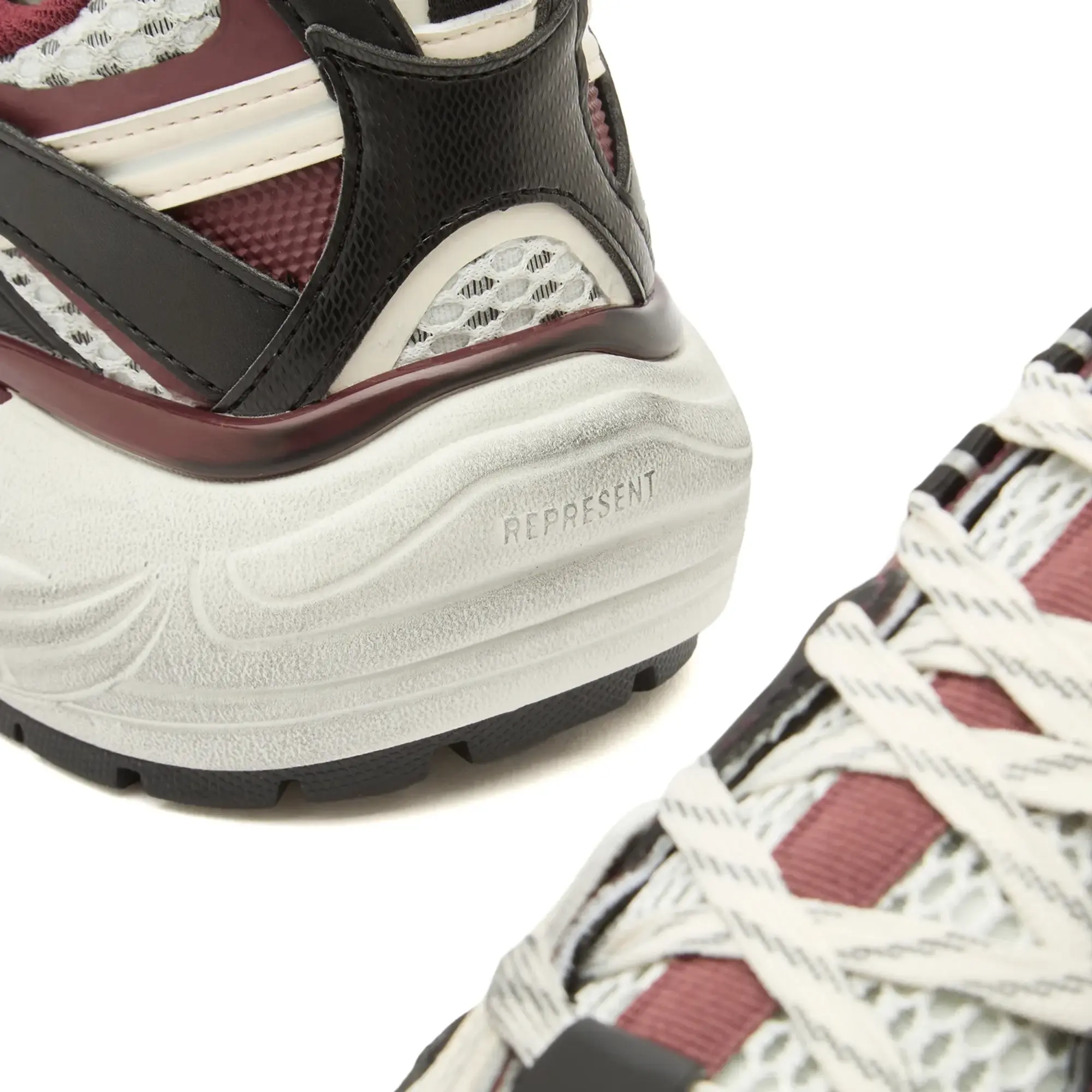 Represent Men's Storm Distressed Runner Maroon