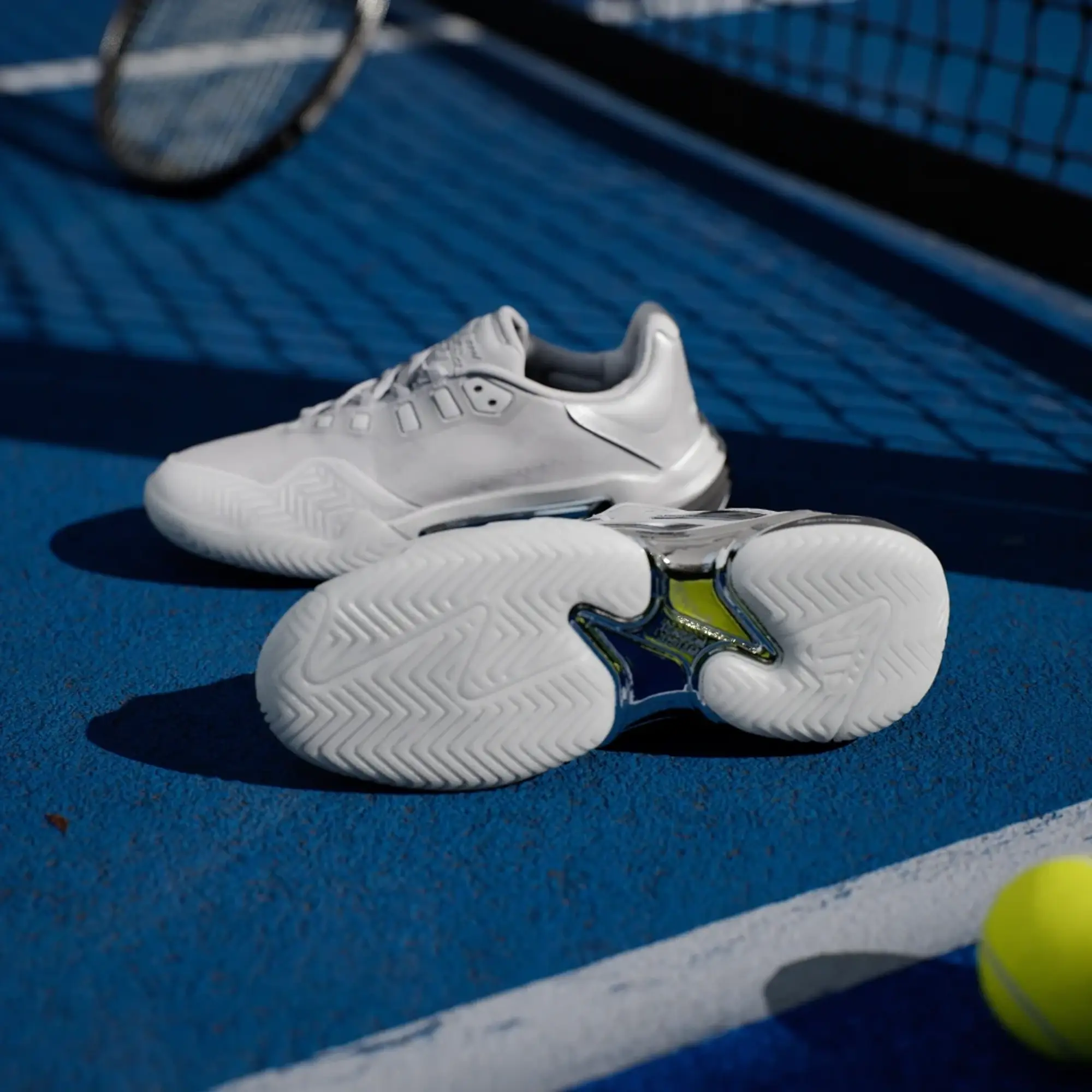 adidas Barricade 13 Silver Edition Tennis Shoes